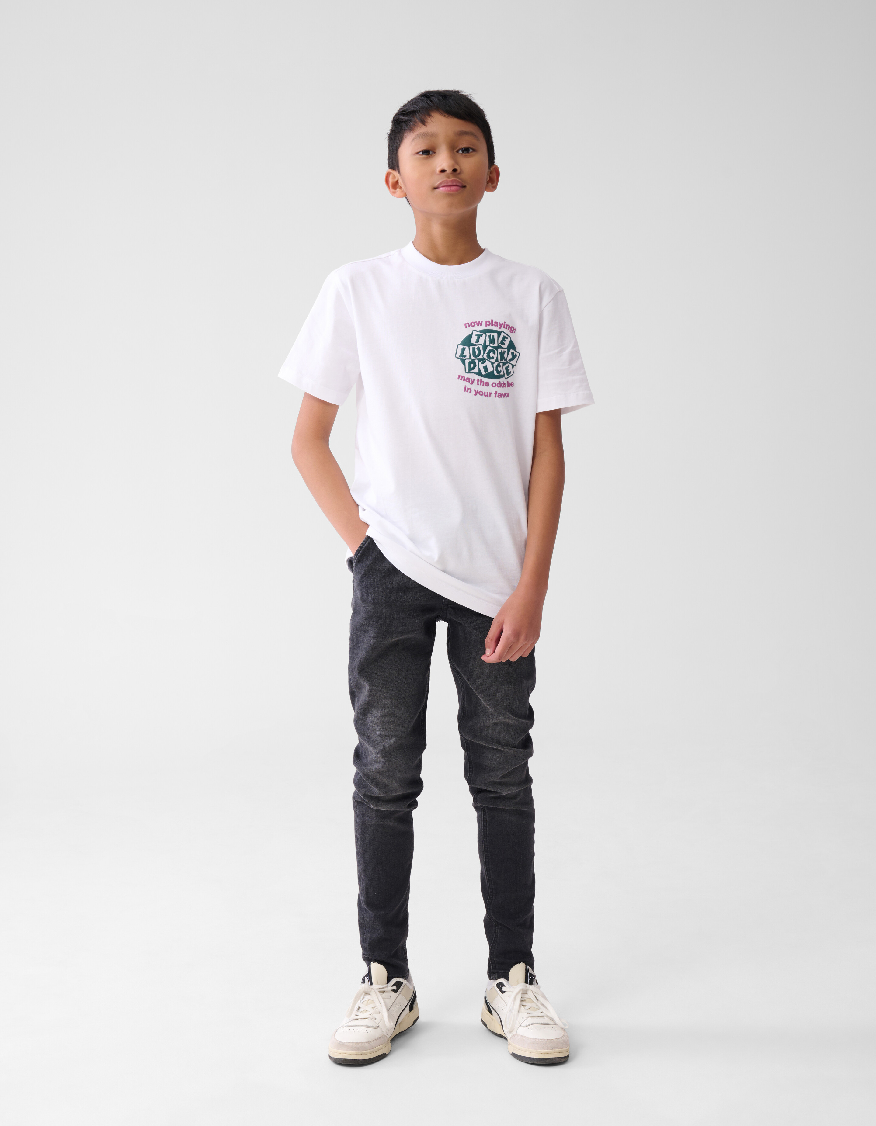 Artwork T-shirt Weiß SHOEBY BOYS