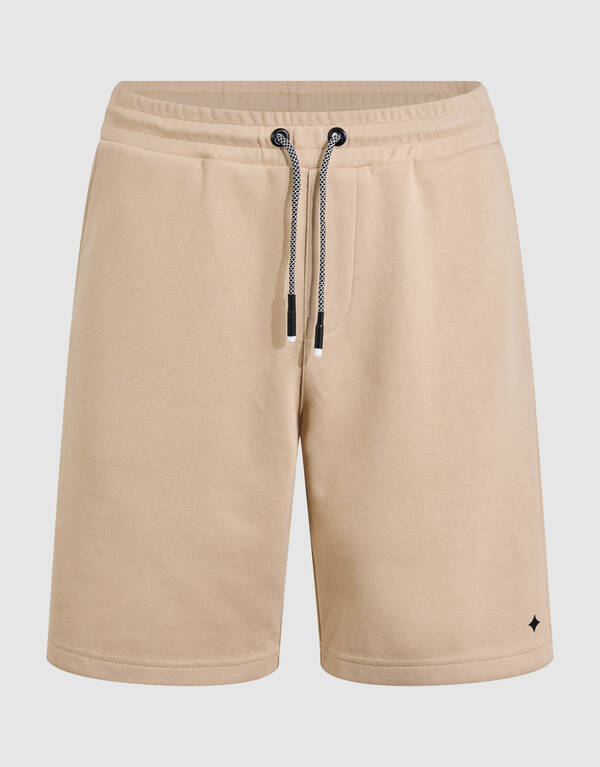 Piqu&eacute; Logo Shorts Sand SHOEBY MEN
