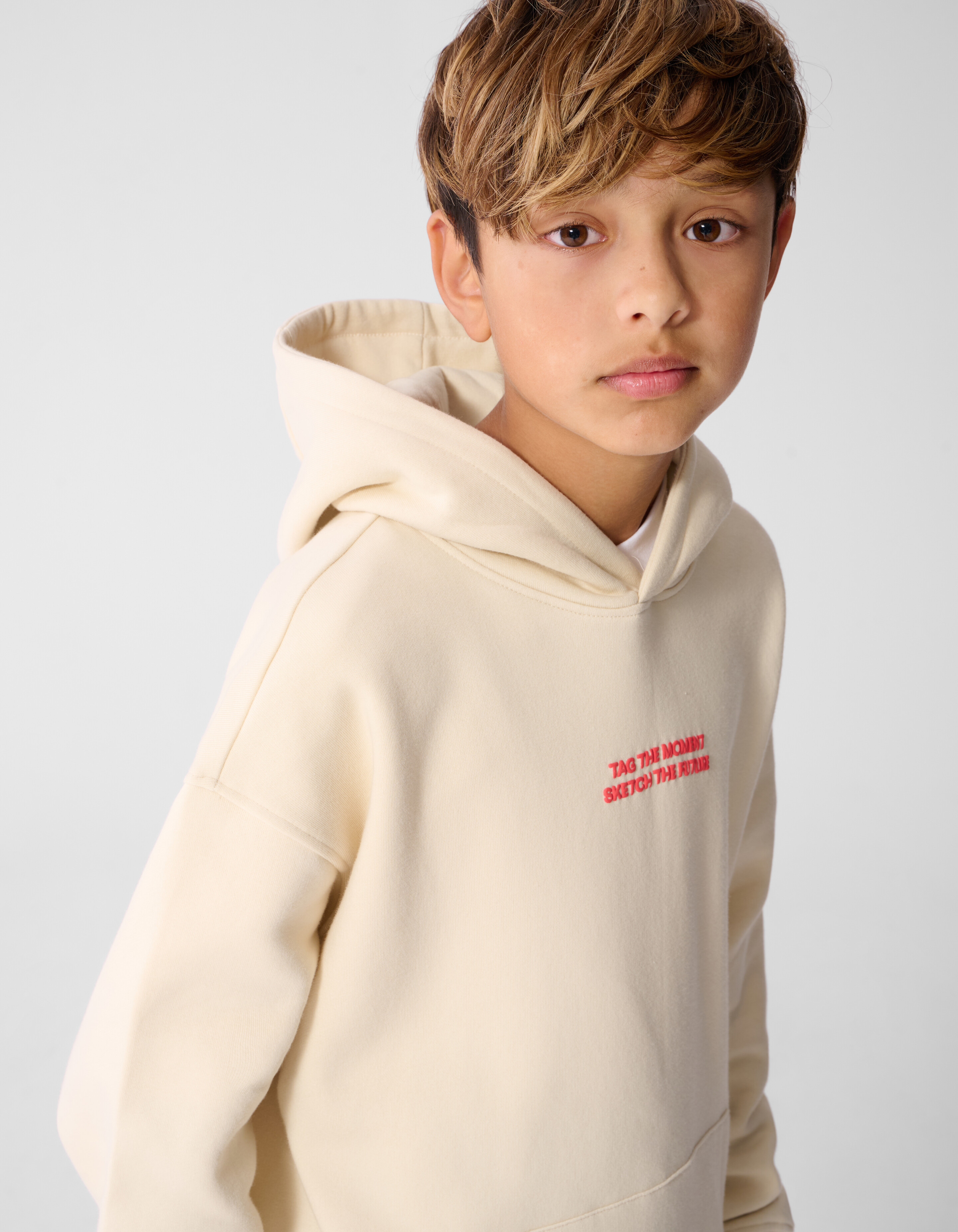 Sketch Hoodie Sand SHOEBY BOYS