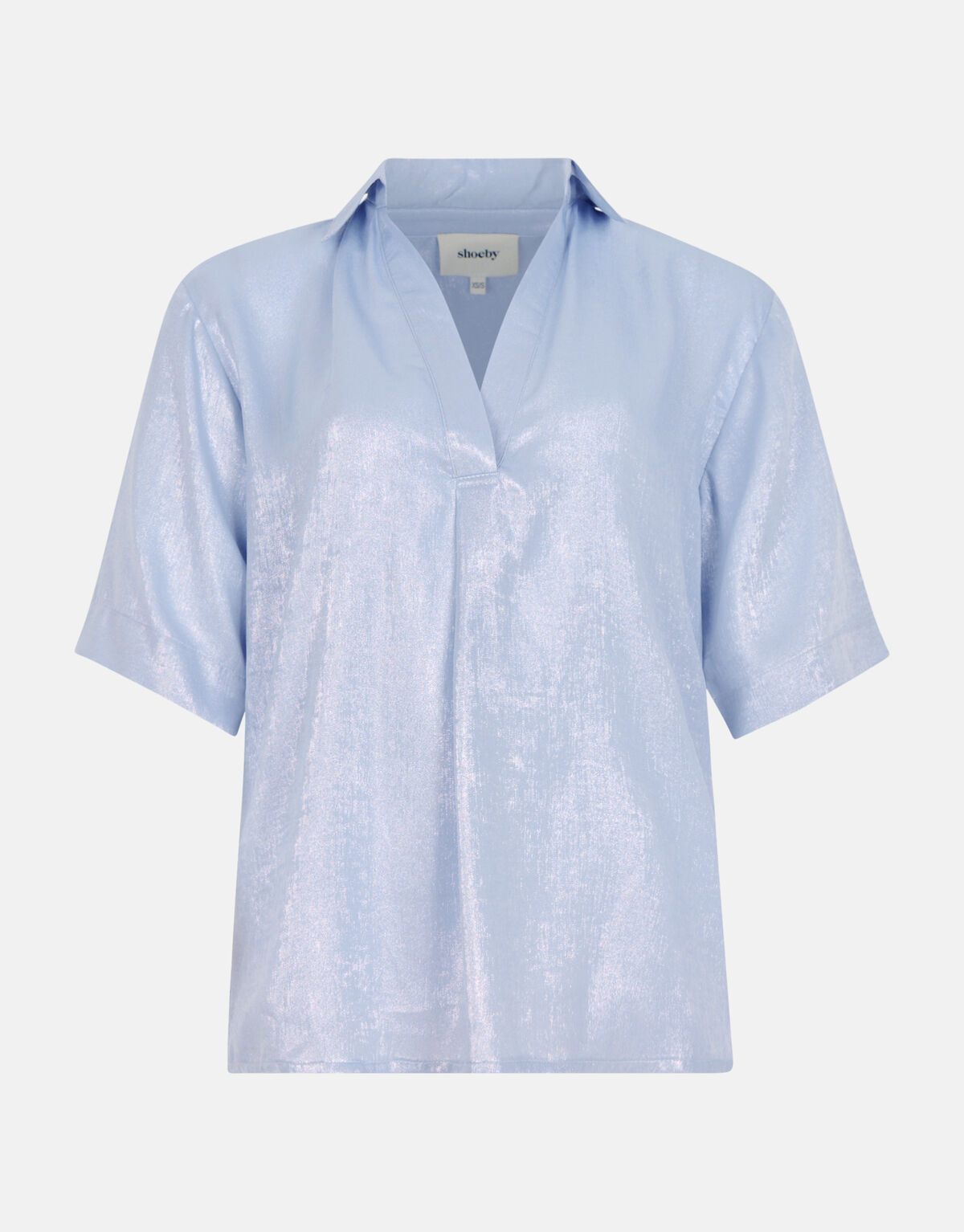 Metallic Top Hellblau By Fred SHOEBY WOMEN