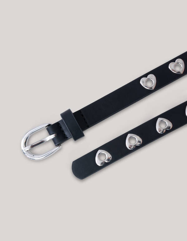 Silberner Herz-Gürtel SHOEBY ACCESSOIRES