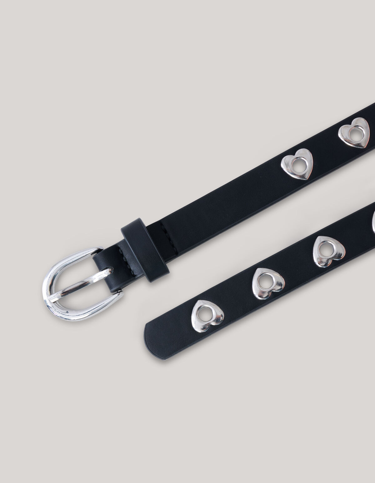 Silberner Herz-Gürtel SHOEBY ACCESSOIRES