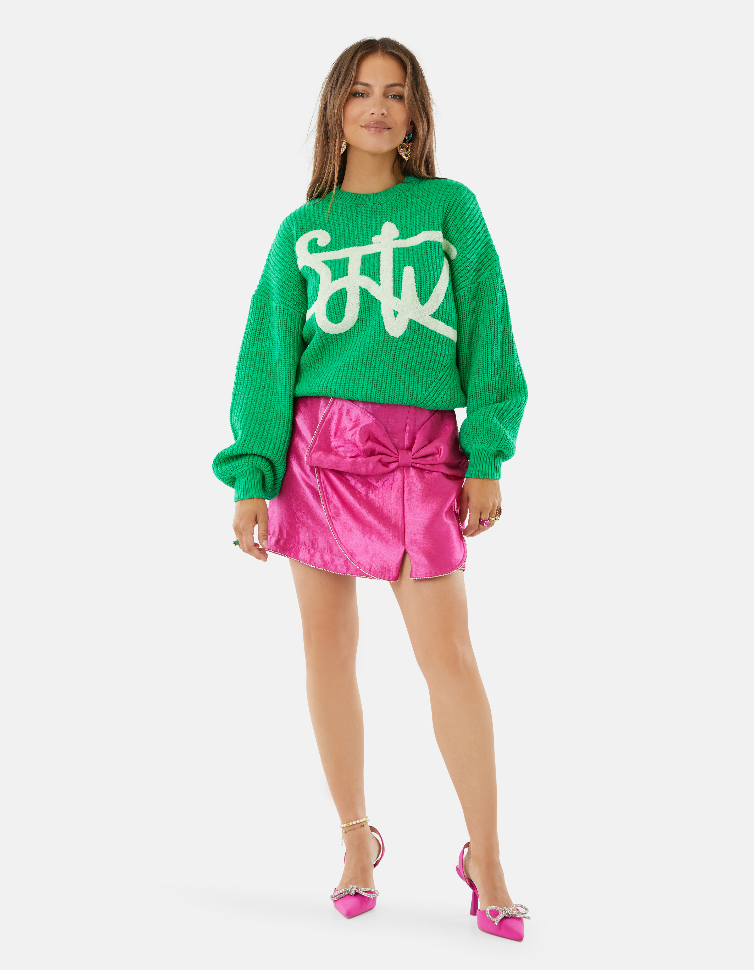 Artwork Trui Groen By Lizzy SHOEBY WOMEN
