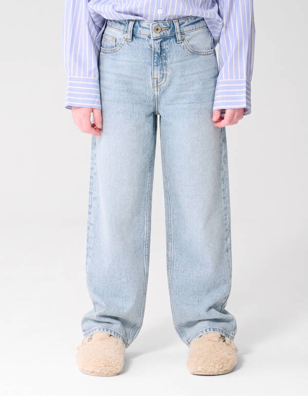 Jeans in lockerer Passform Hellblau SHOEBY GIRLS