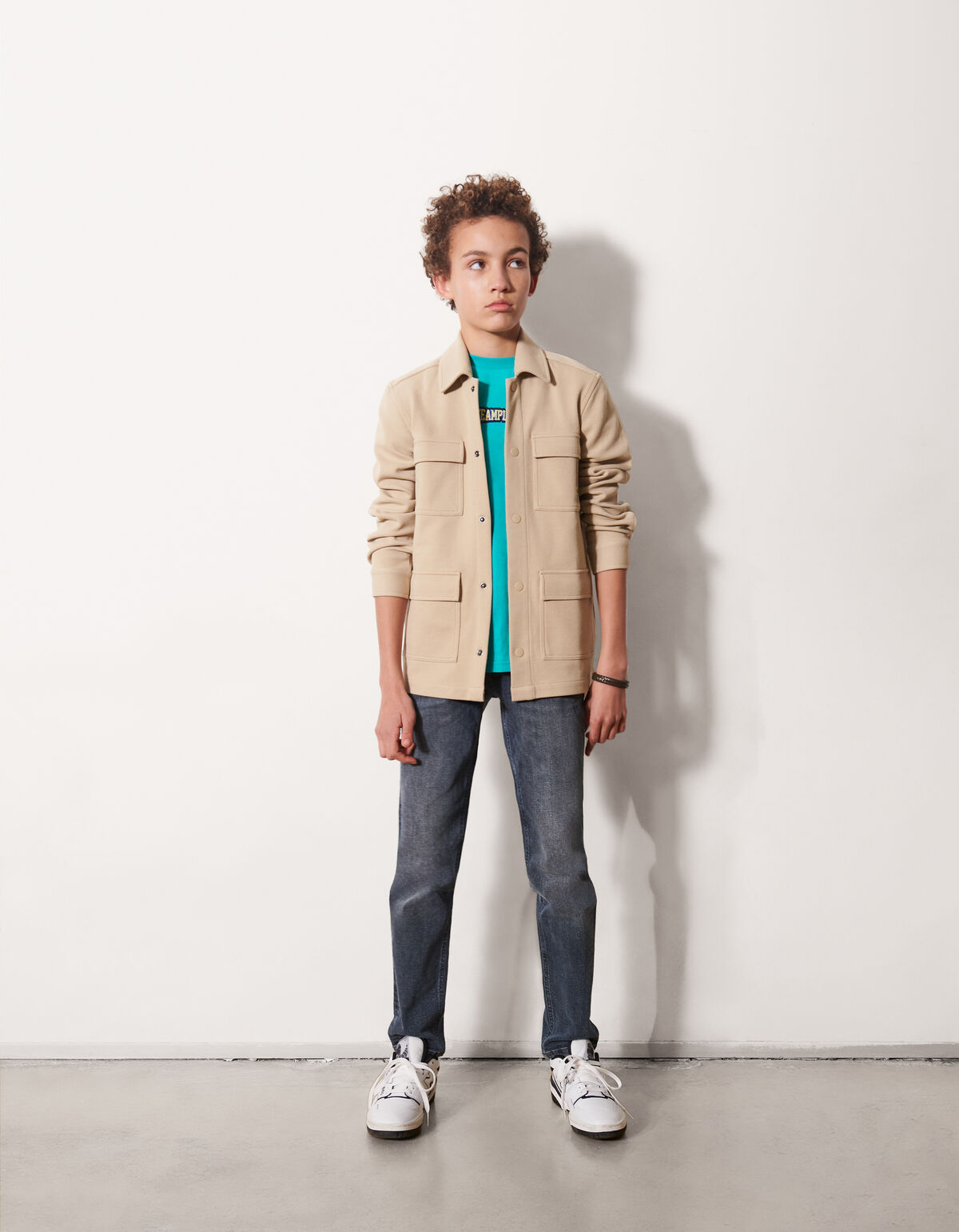 Pocket Overshirt Zand SHOEBY BOYS