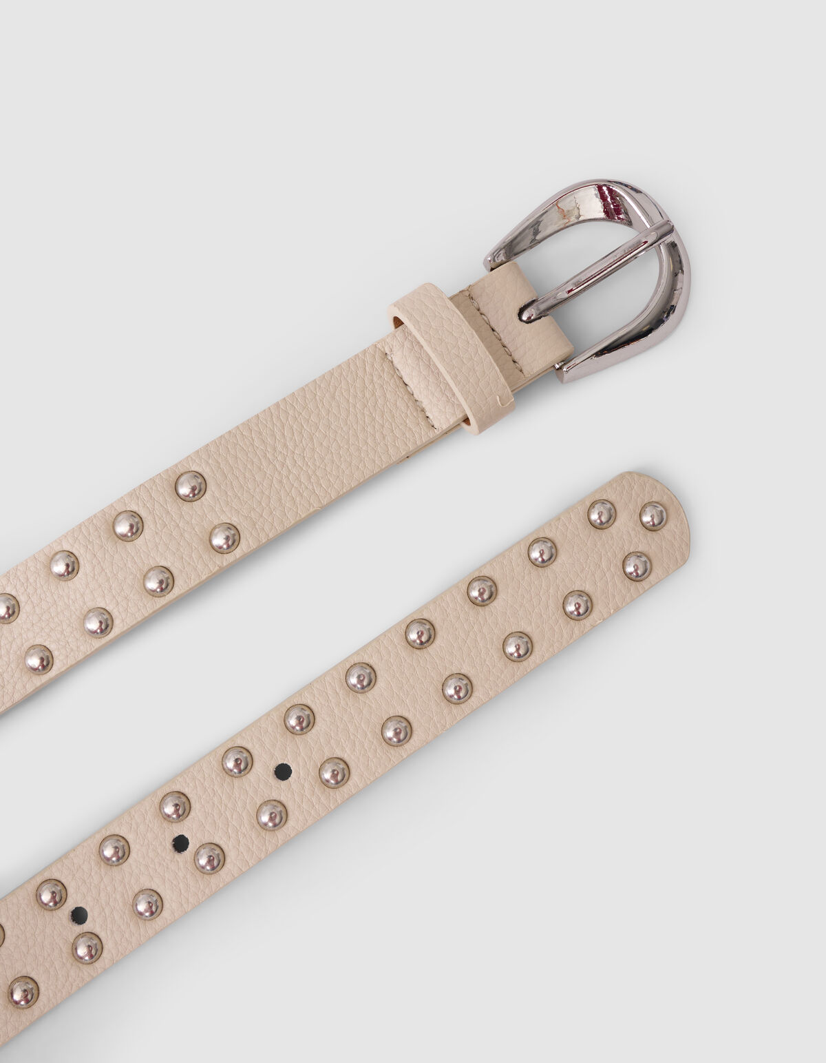 Nieteng&uuml;rtel Off White SHOEBY ACCESSOIRES