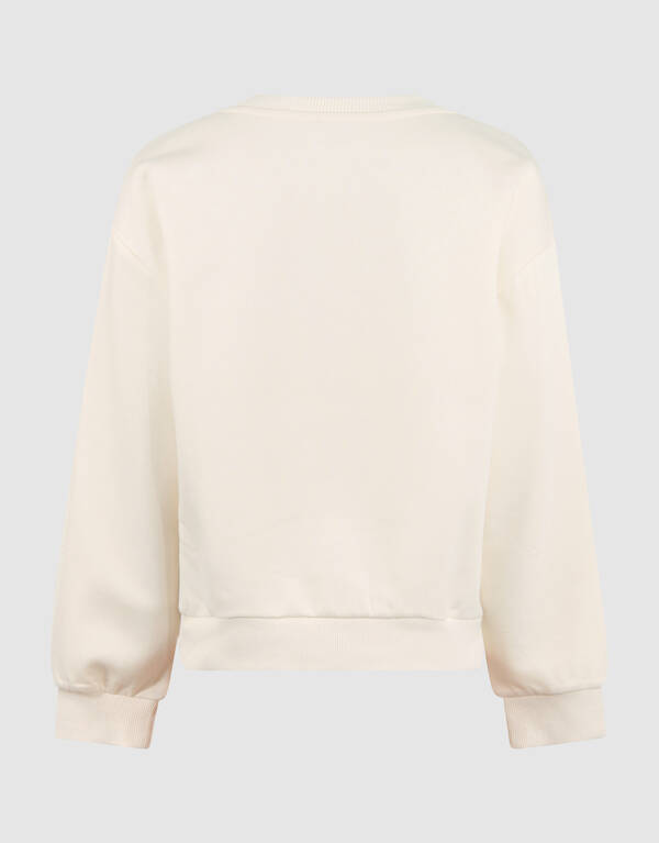 Artwork Pullover Off White SHOEBY GIRLS
