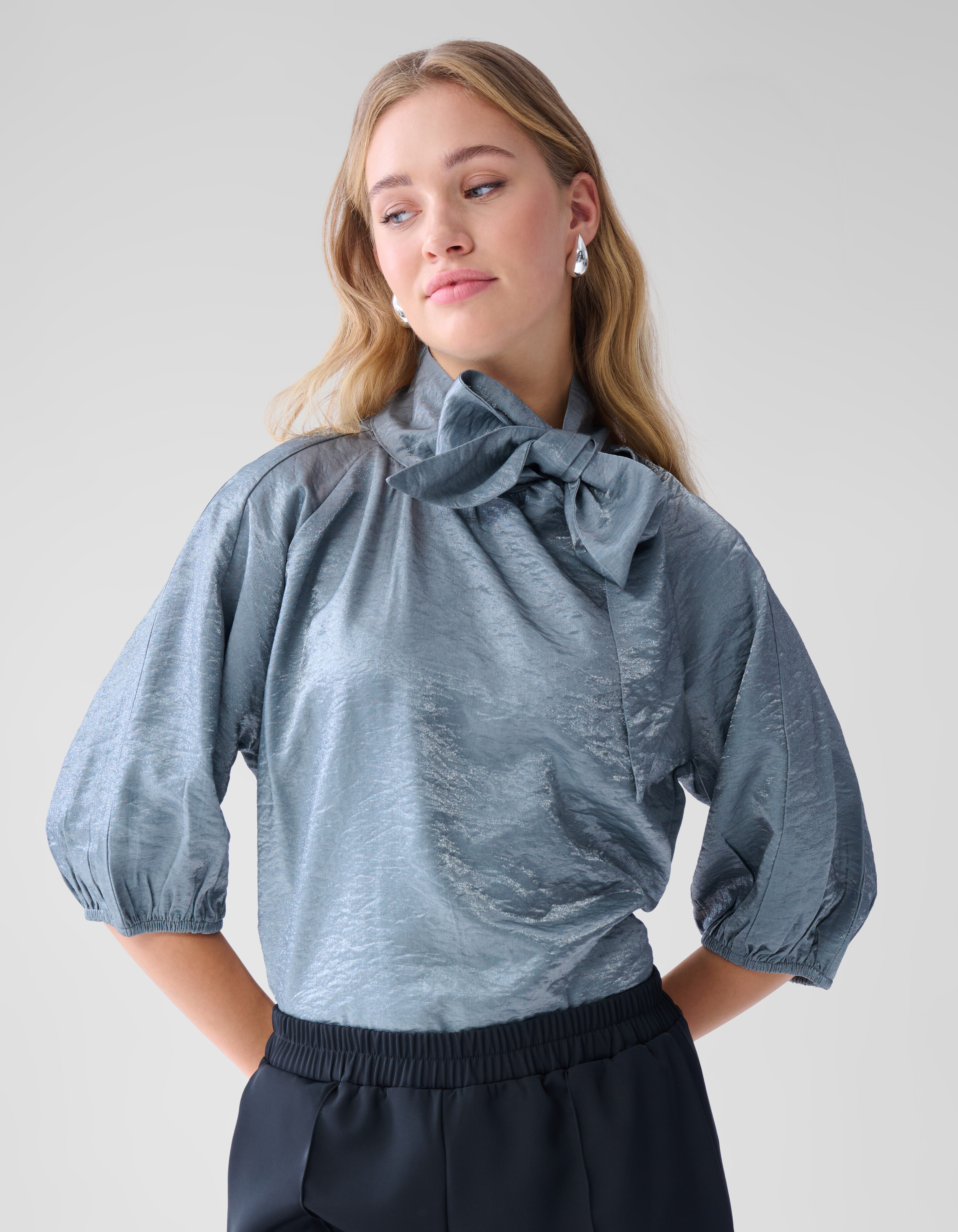 Shine Bluse Dunkelgrau SHOEBY WOMEN