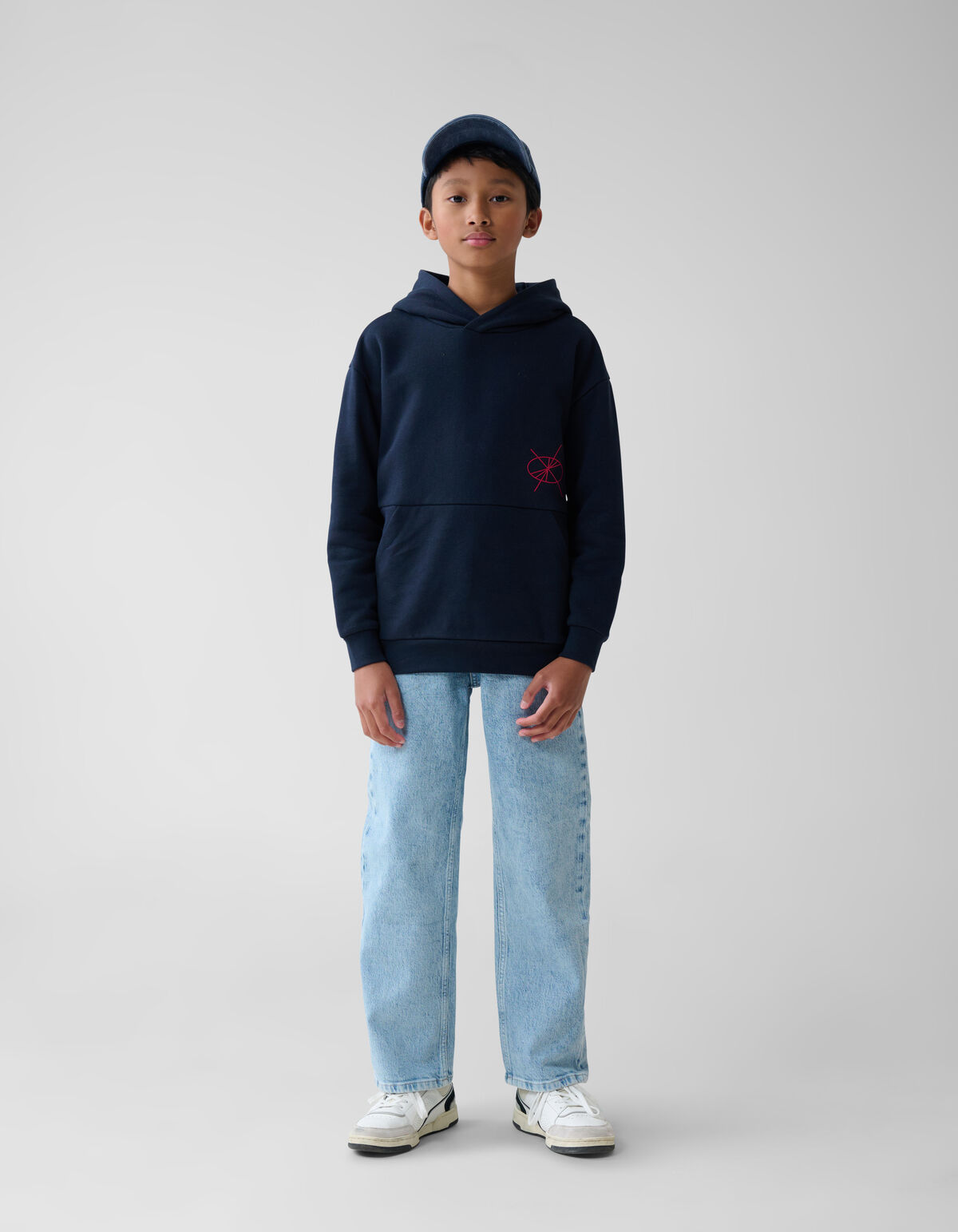 Artwork Hoodie Dunkelblau SHOEBY BOYS