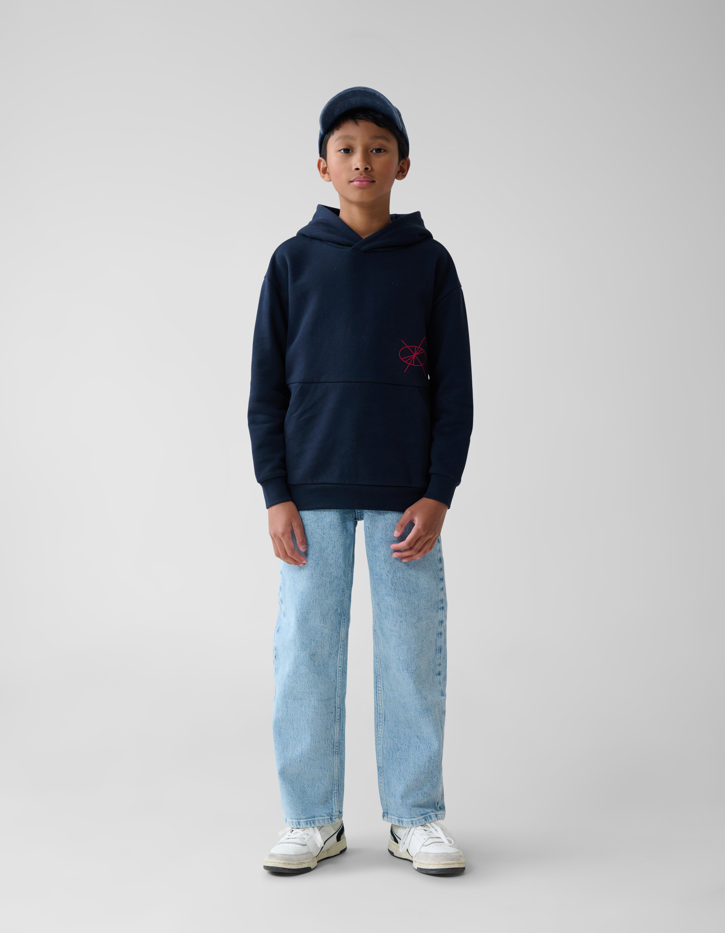 Artwork Hoodie Dunkelblau SHOEBY BOYS