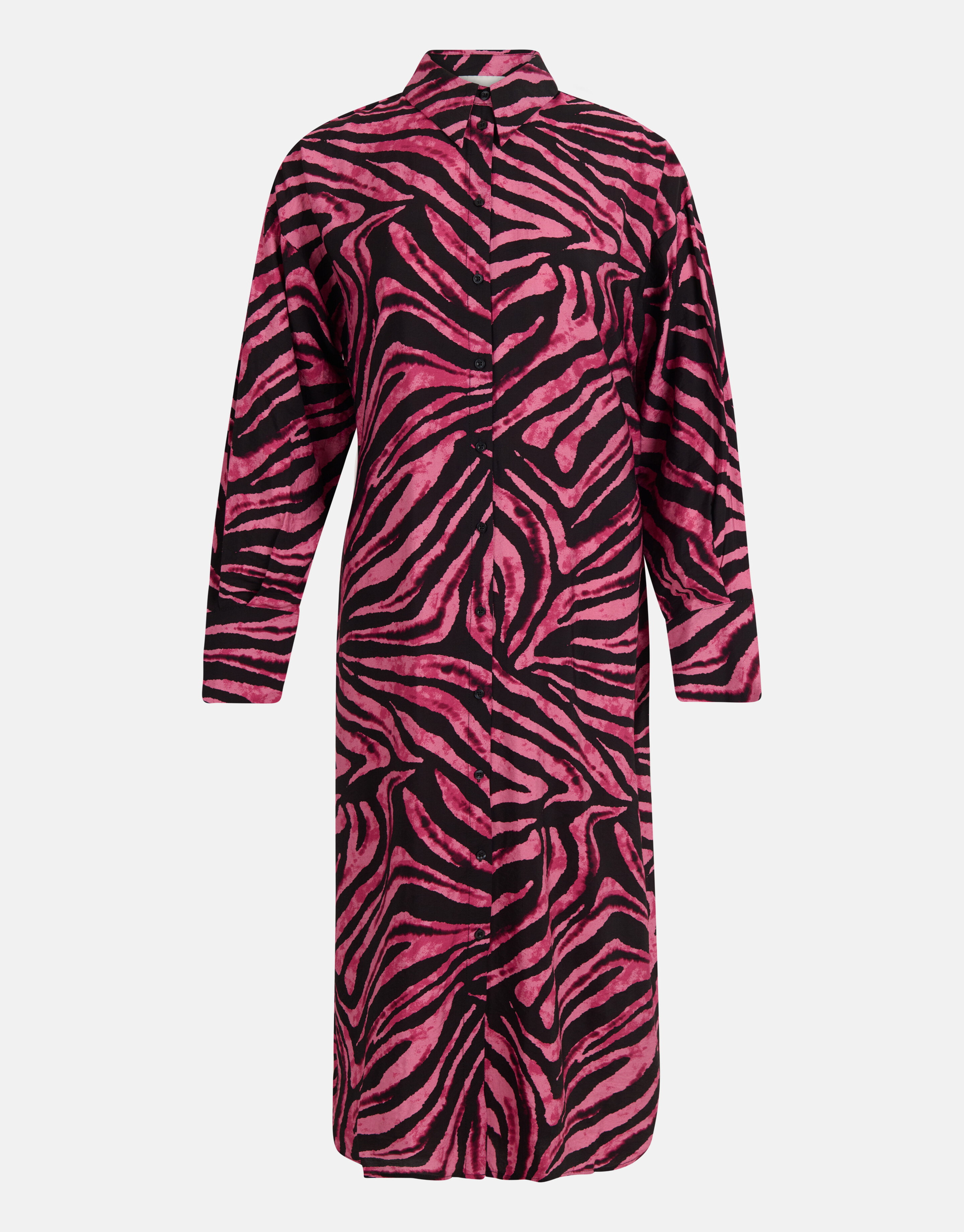 Maxikleid mit Zebramuster Rosa SHOEBY WOMEN