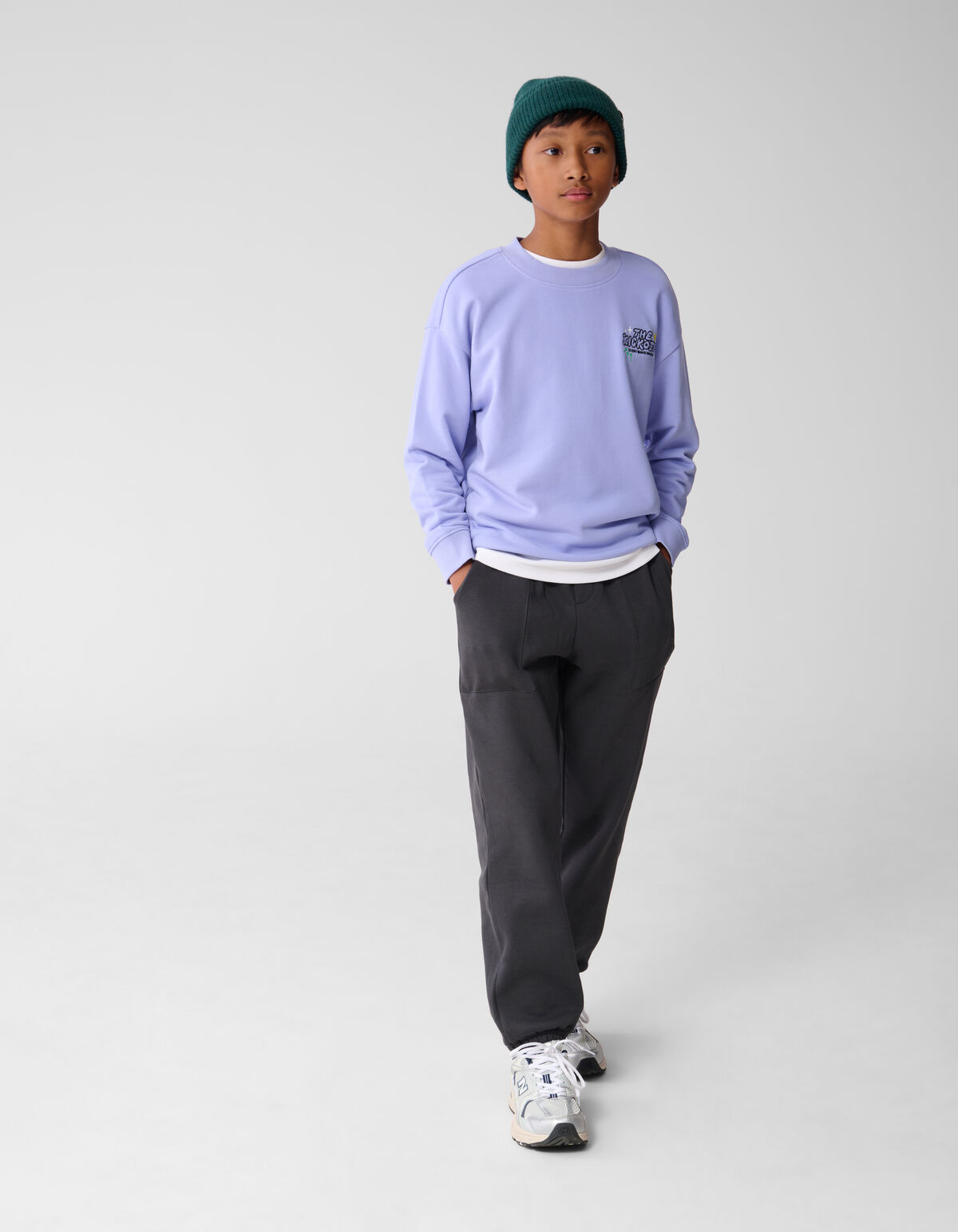 Kick Off Artwork Pullover Helllila SHOEBY BOYS