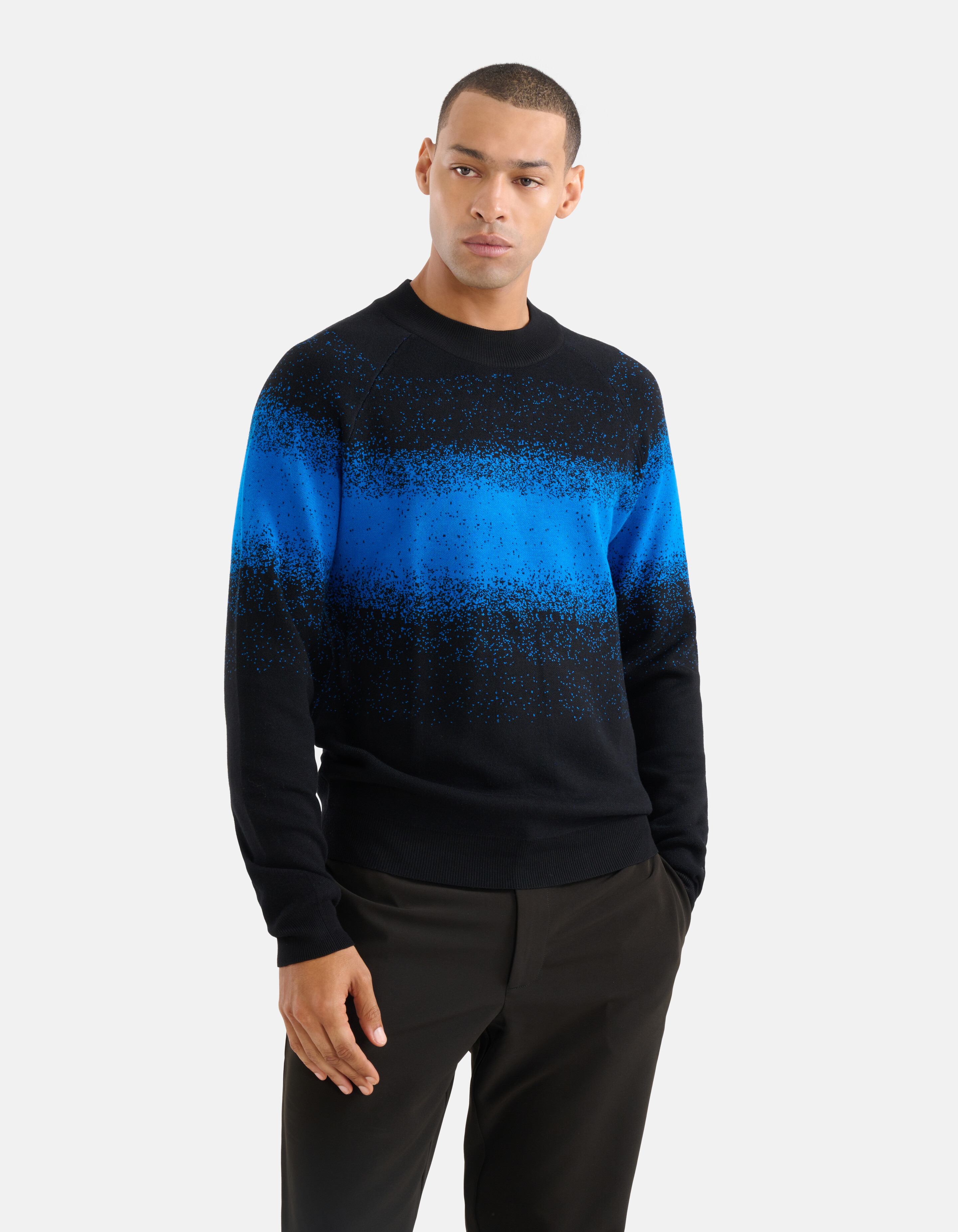 Farbverlaufspullover Blau SHOEBY MEN