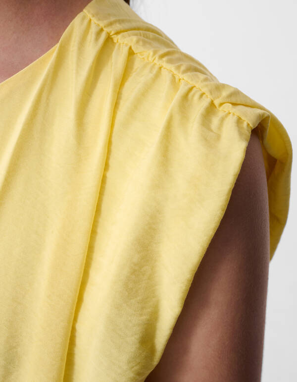 Smock Mini Kleid Hellgelb SHOEBY GIRLS