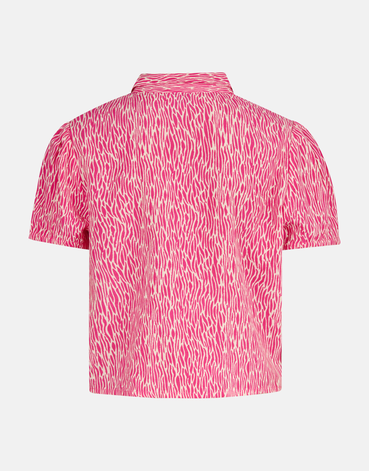 Gewelltes gestreiftes Top Rosa SHOEBY GIRLS