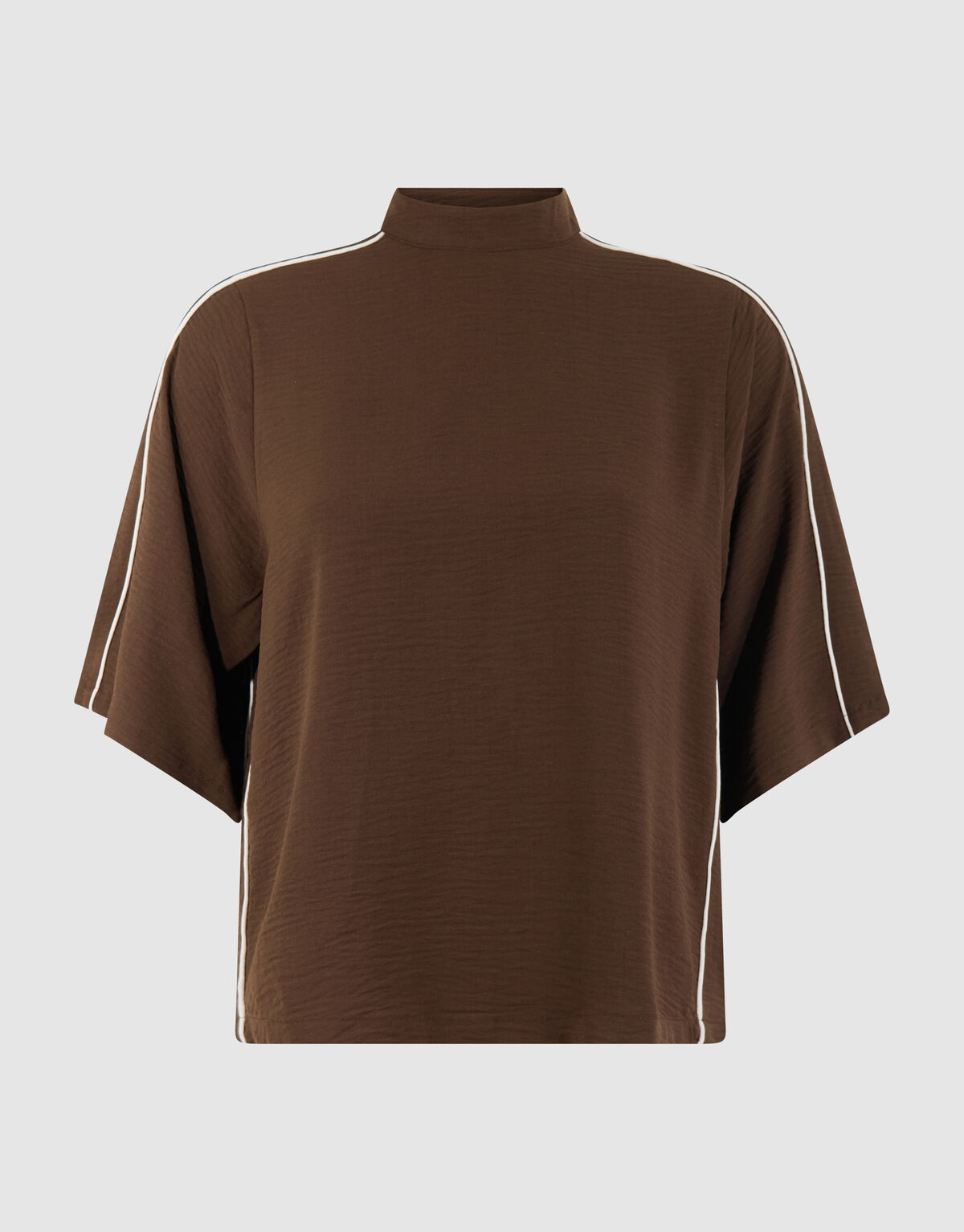 Twist Piping Top Braun SHOEBY WOMEN