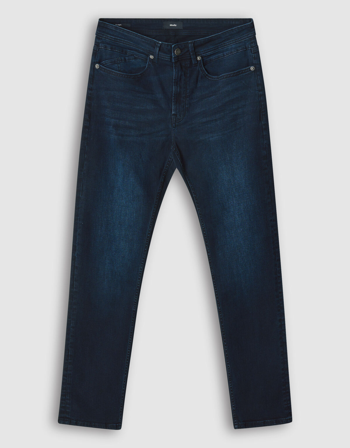 Straight Jeans Blau/Schwarz Länge 32 Refill