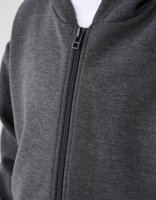 Chic Zip Hoodie Grau SHOEBY BOYS