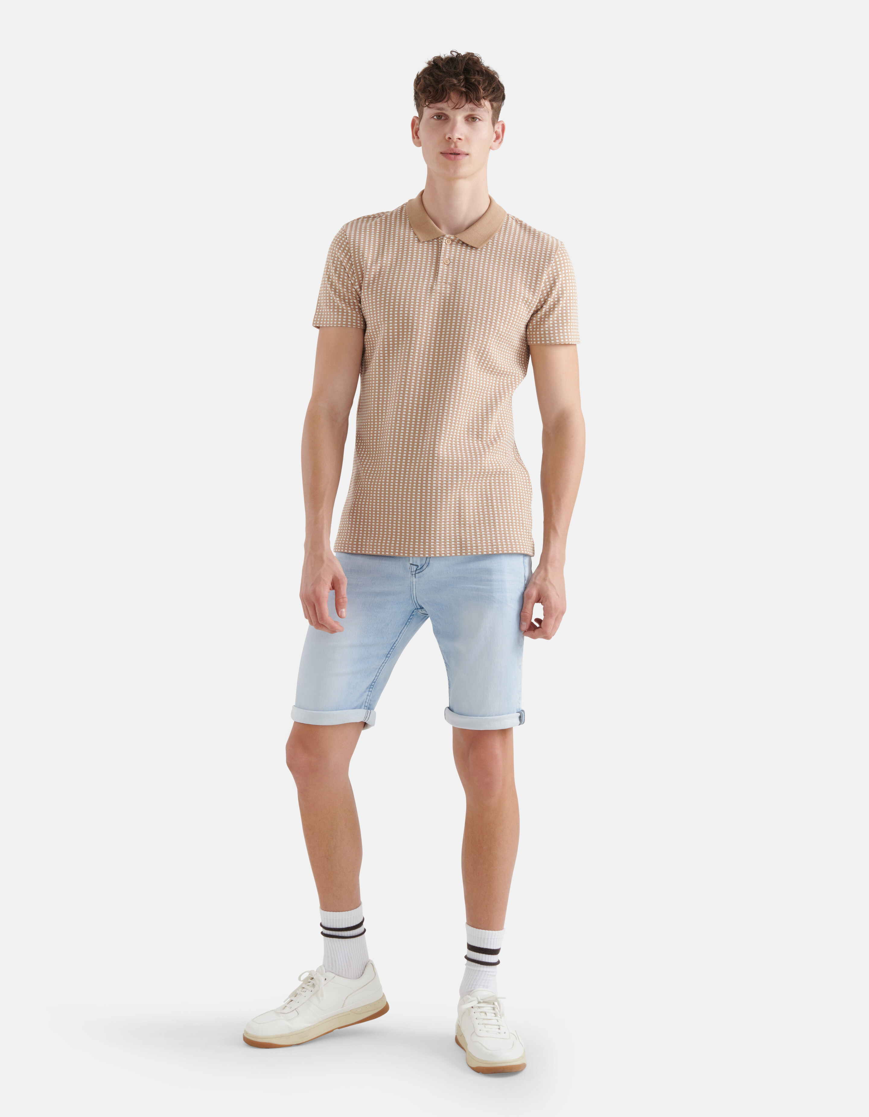 Rechteck-Polo Braun SHOEBY MEN