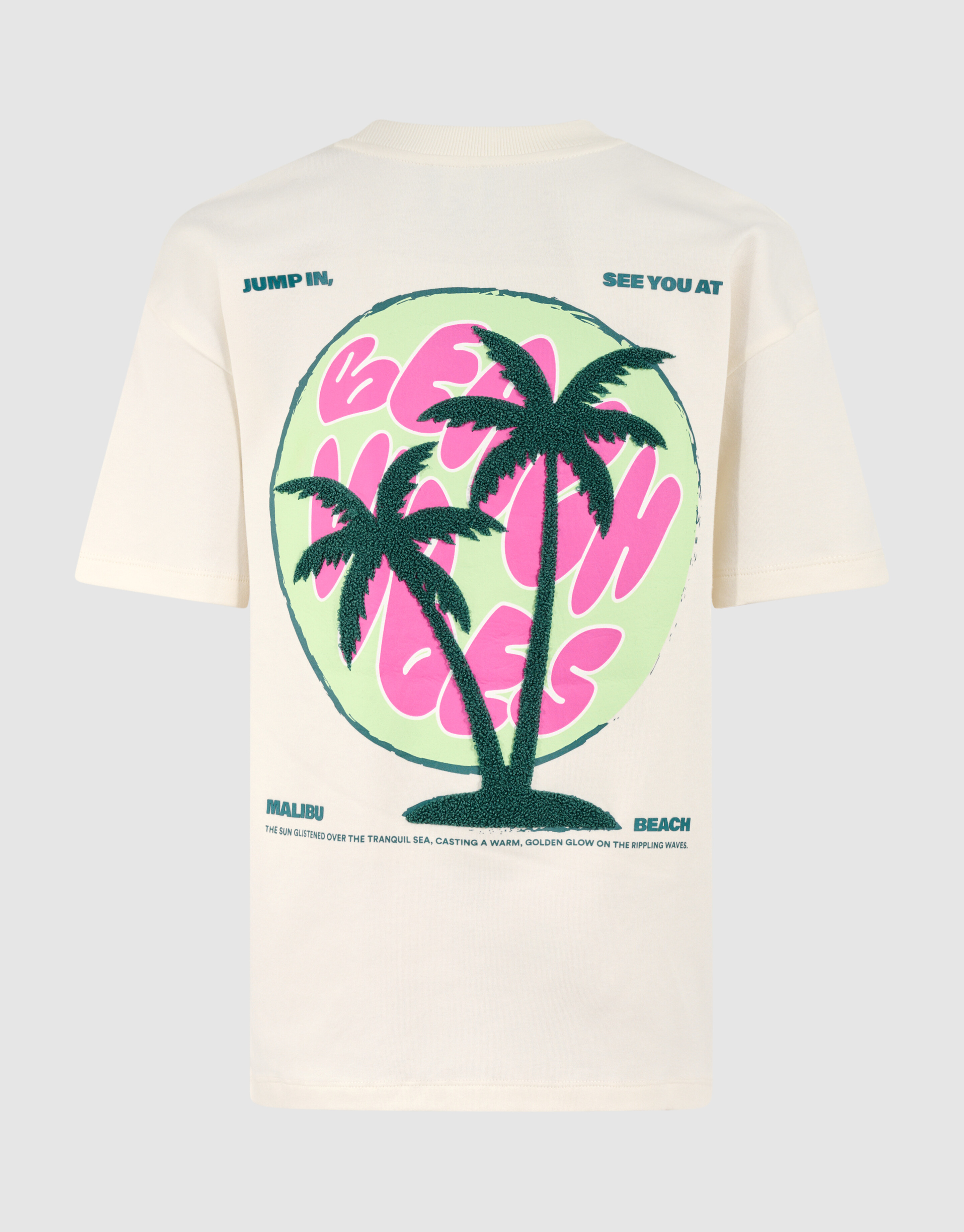 Vibes Artwork T-shirt Off White SHOEBY BOYS