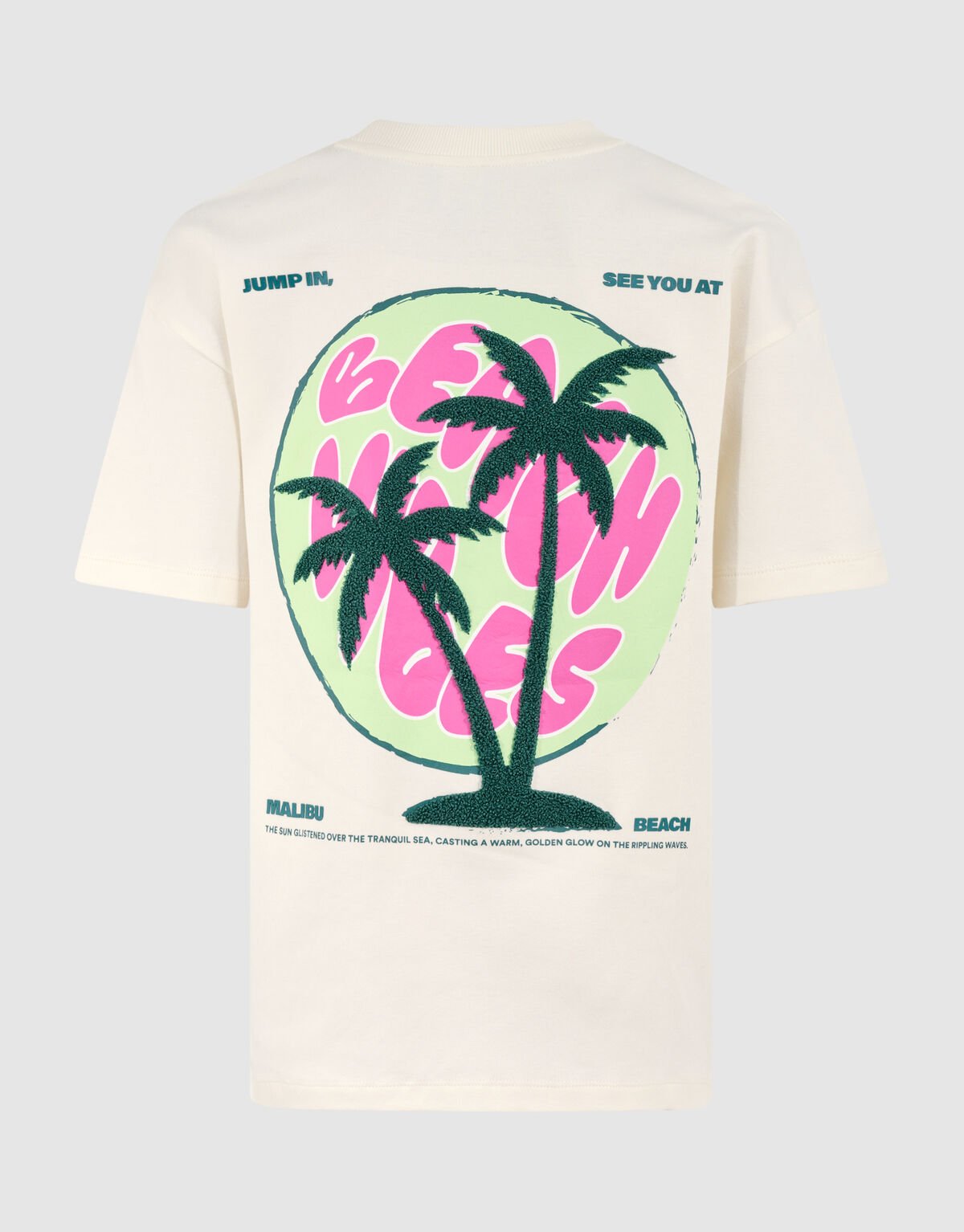 Vibes Artwork T-shirt Off White SHOEBY BOYS