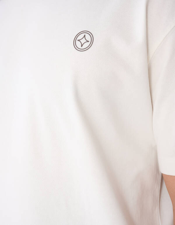 Spark T-Shirt Gebrochen Wei&szlig; SHOEBY MEN