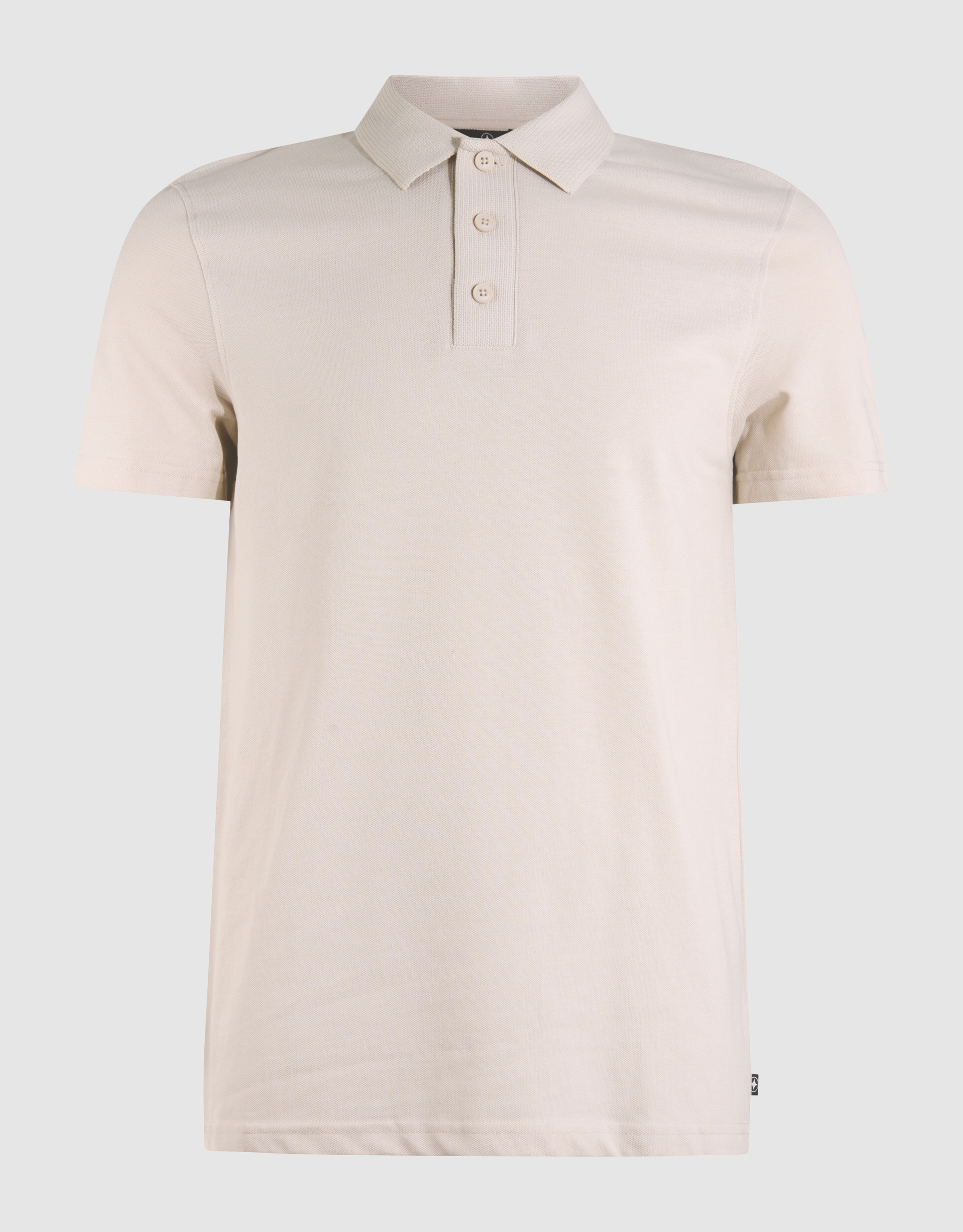 Strickpolo in gebrochenem Wei&szlig; SHOEBY MEN