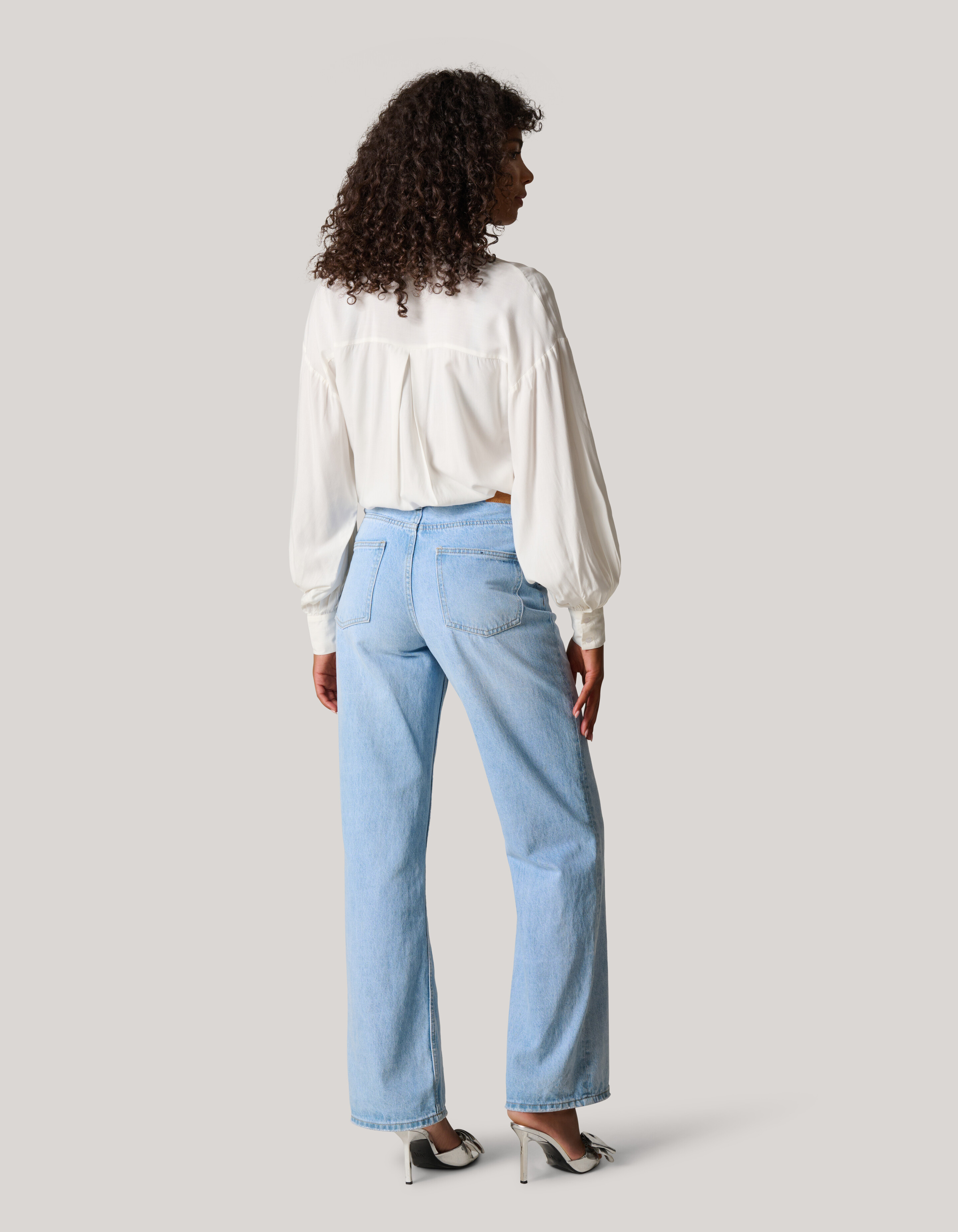 Paillettenbluse Weiß SHOEBY WOMEN