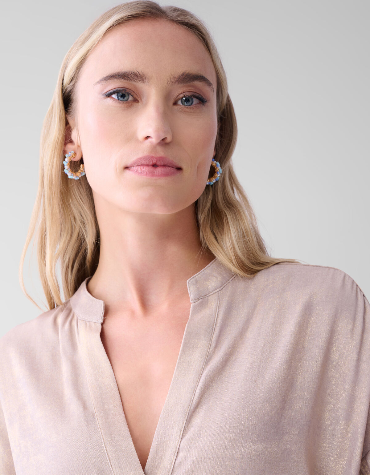 Shine Weite Bluse gold SHOEBY WOMEN