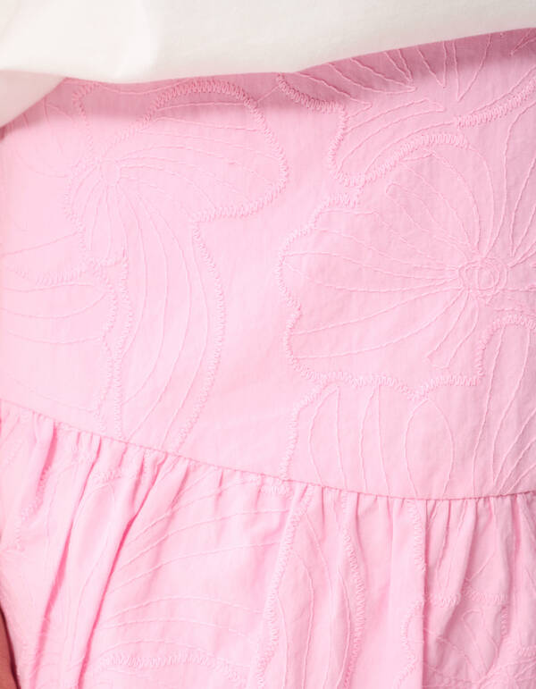 Blumenkordel Ballon Minirock Rosa SHOEBY WOMEN