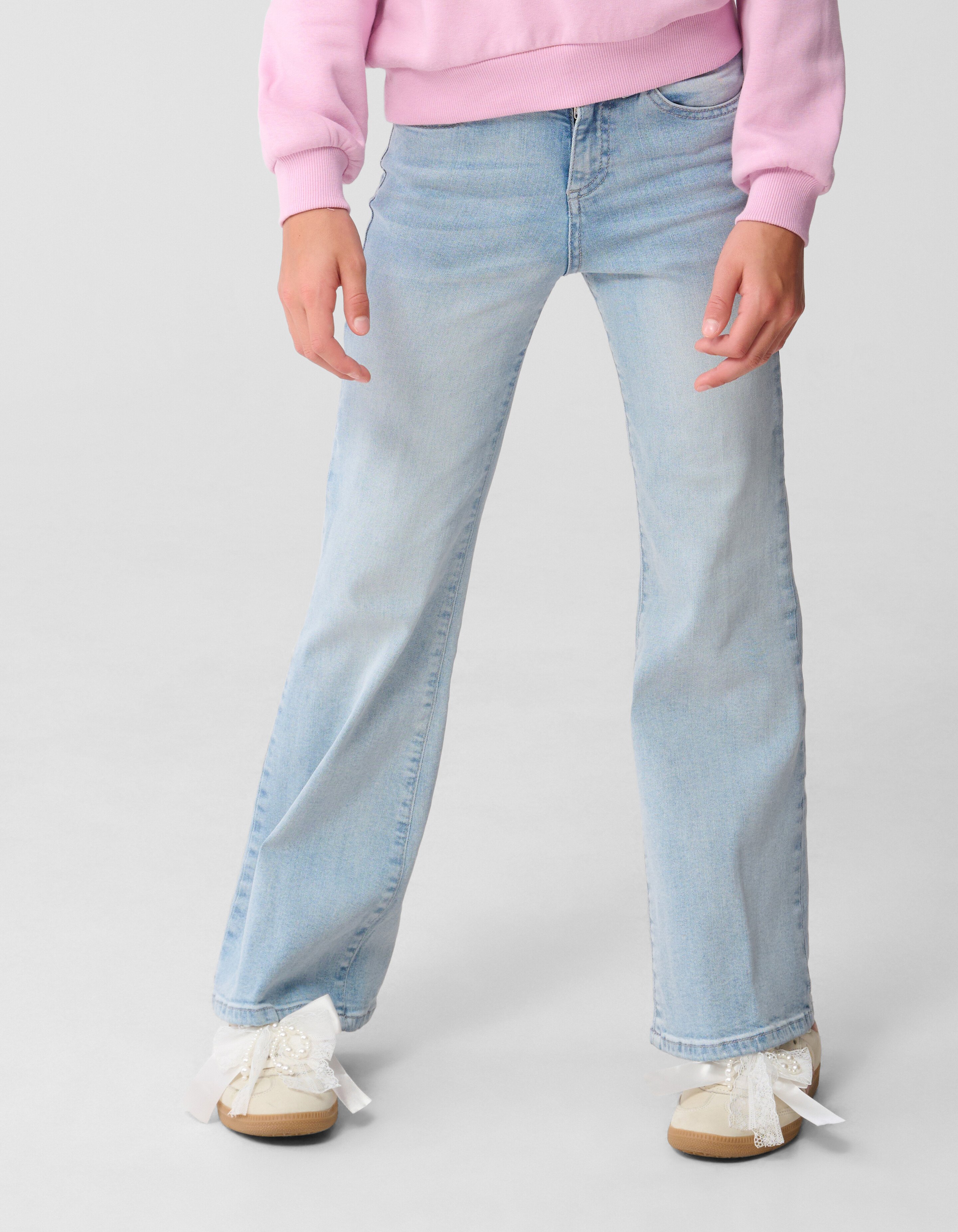 Ultra ausgestellte Jeans in ausgewaschener Optik SHOEBY GIRLS