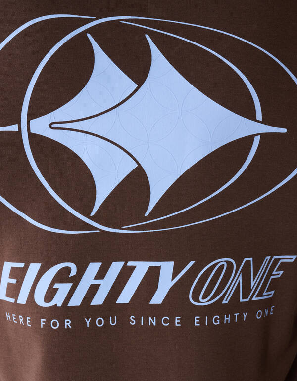 Eighty One Artwork T-Shirt Dunkelbraun SHOEBY MEN