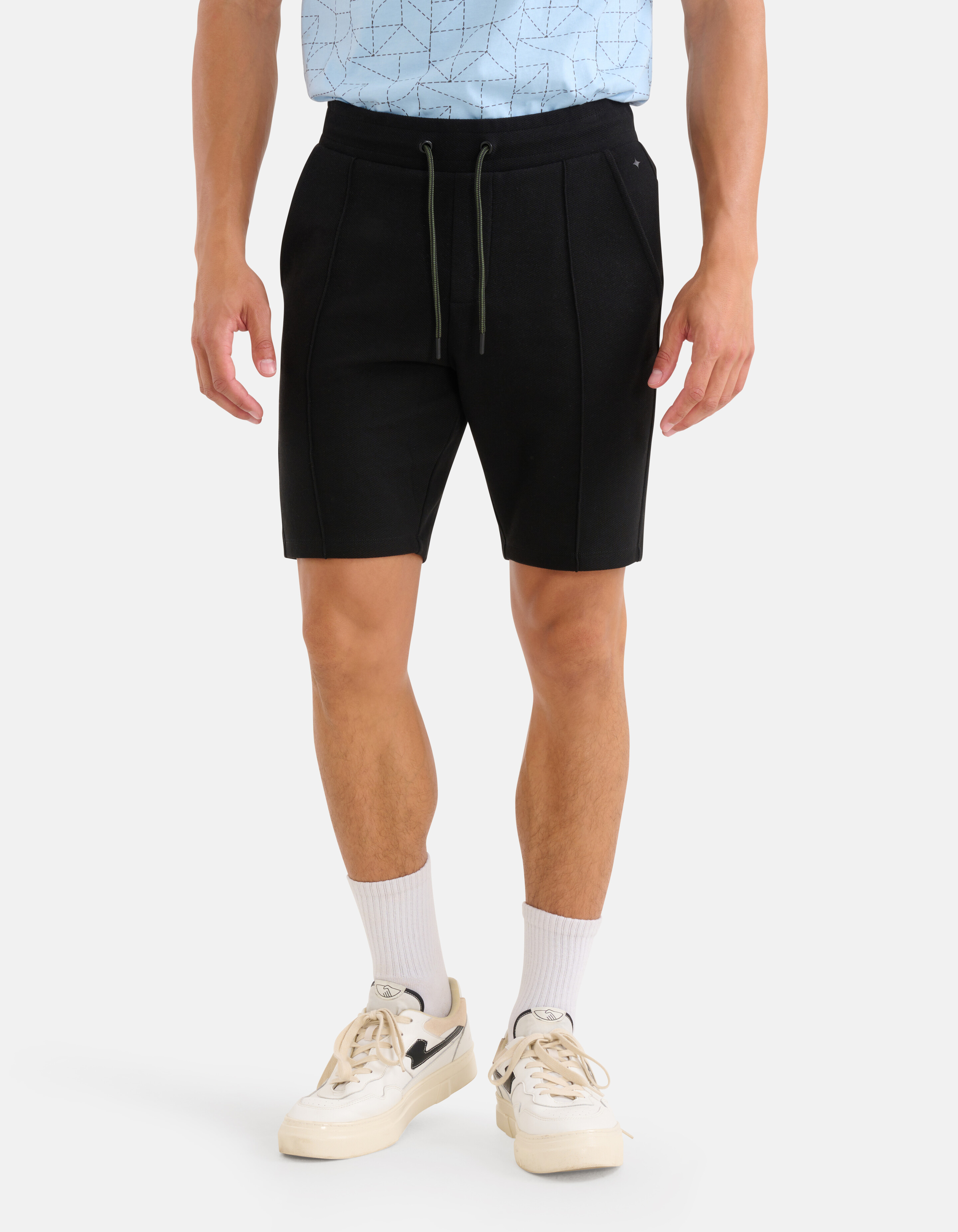 Structuur Short Zwart SHOEBY MEN