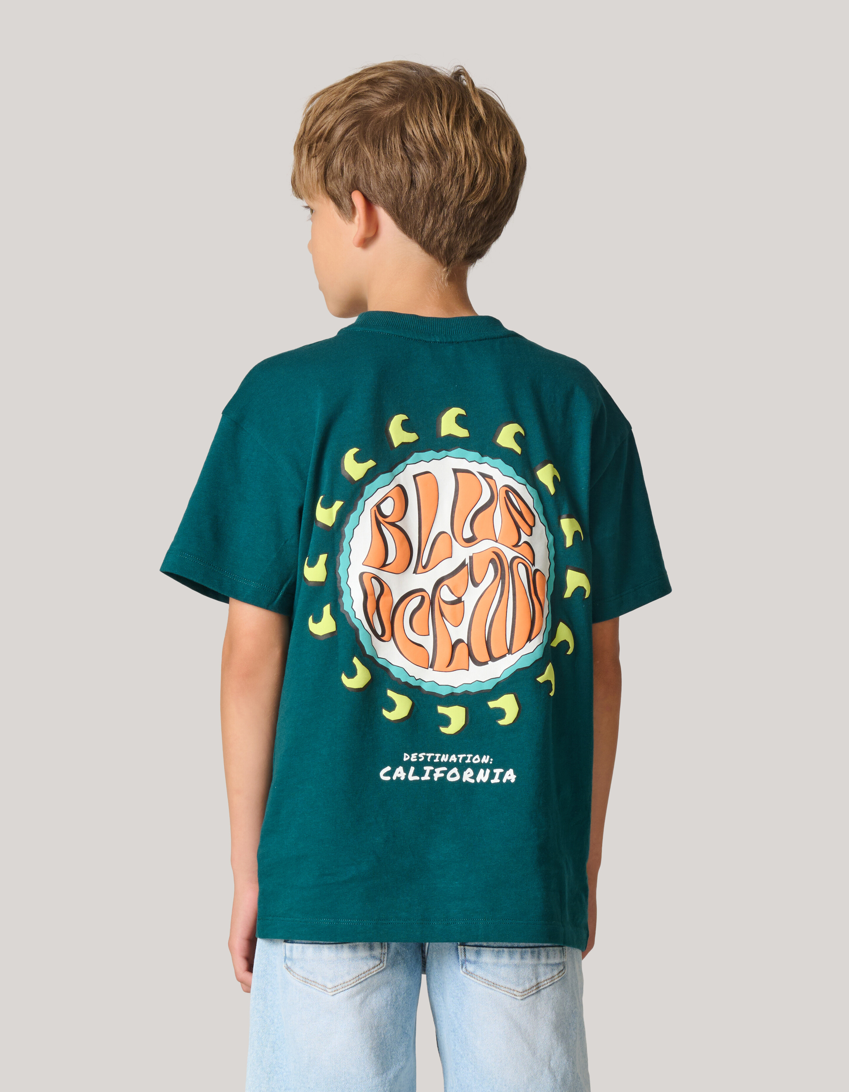 Artwork T-shirt Dunkelgrün SHOEBY BOYS