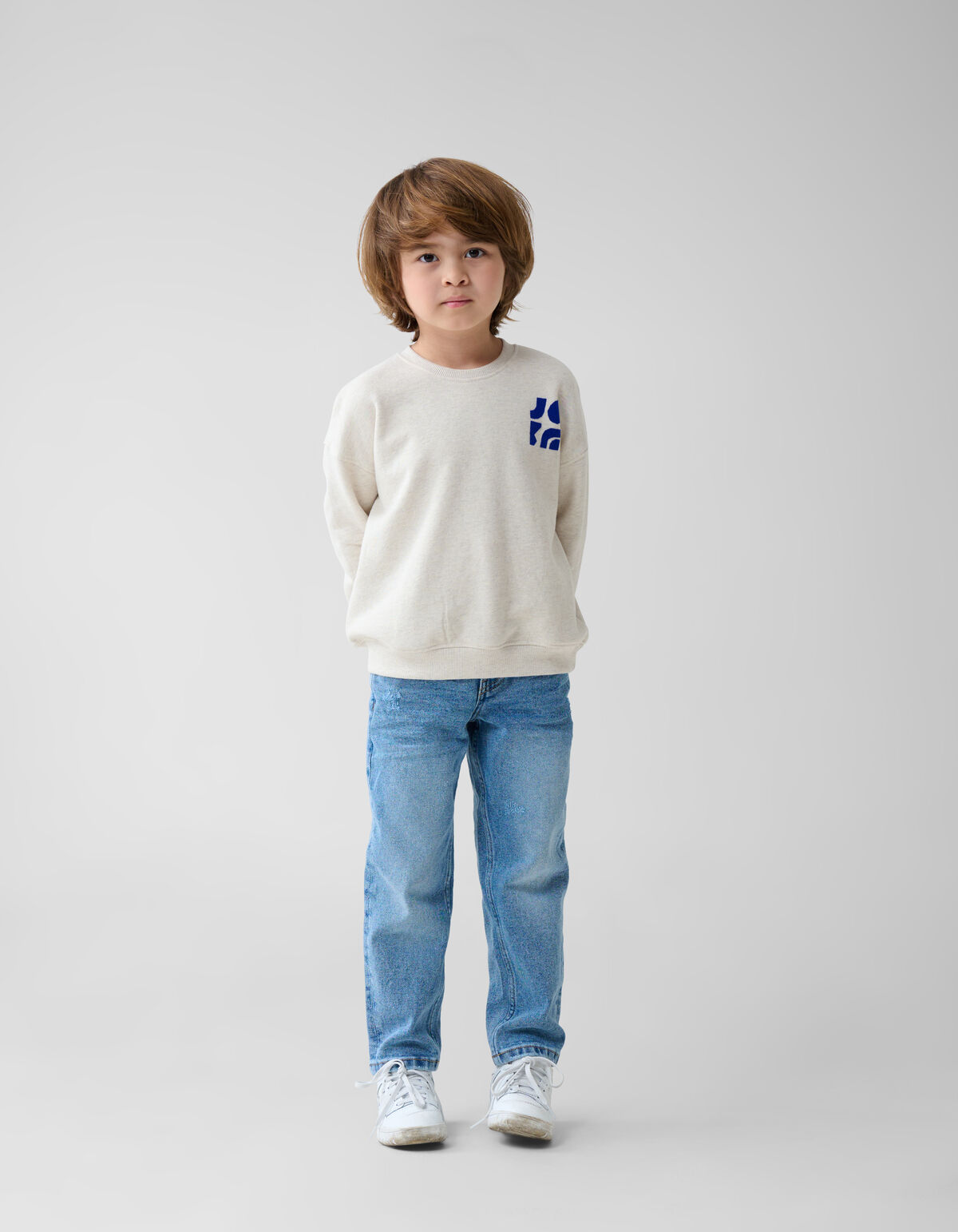 Artwork Pullover Hellgrau SHOEBY BOYS