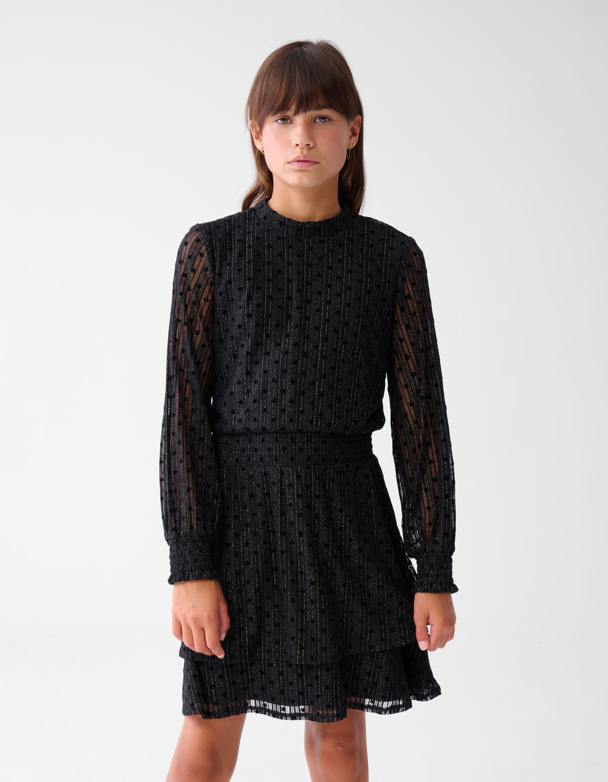 Mesh Kleid Schwarz SHOEBY GIRLS