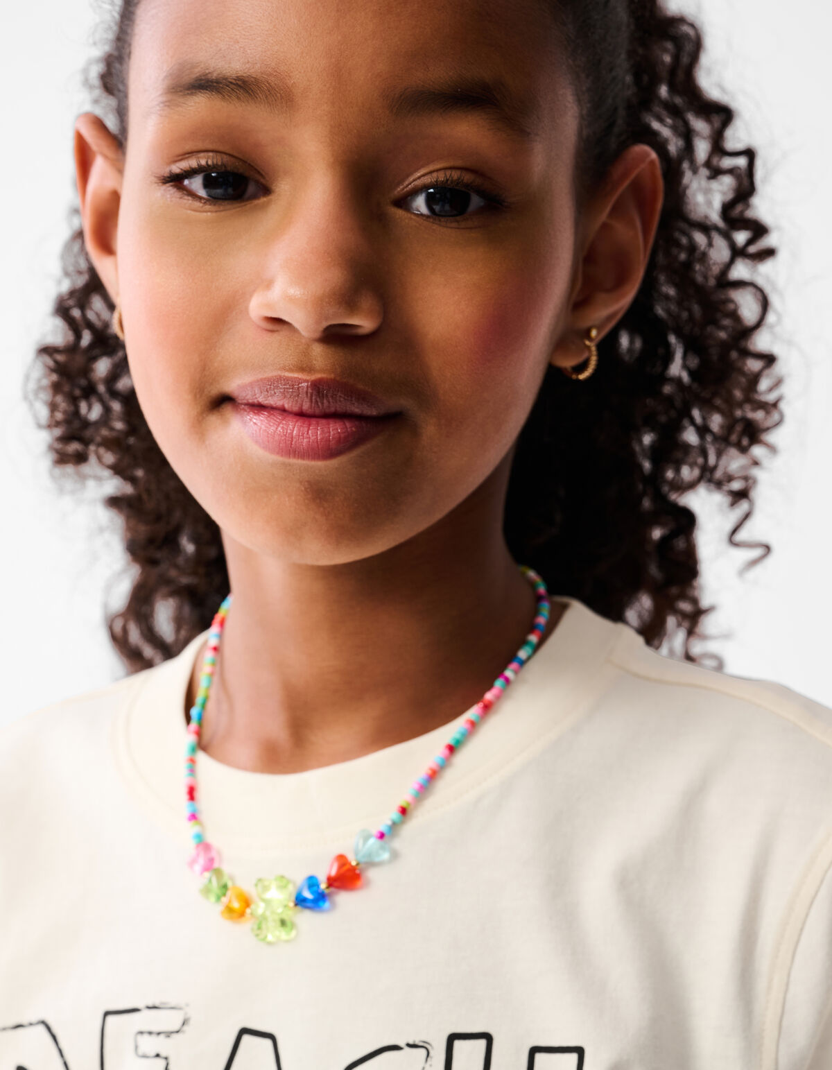 Strand Artwork T-shirt Off White SHOEBY GIRLS