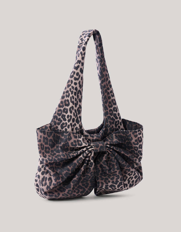 Leopard Bow Bag braun SHOEBY ACCESSOIRES