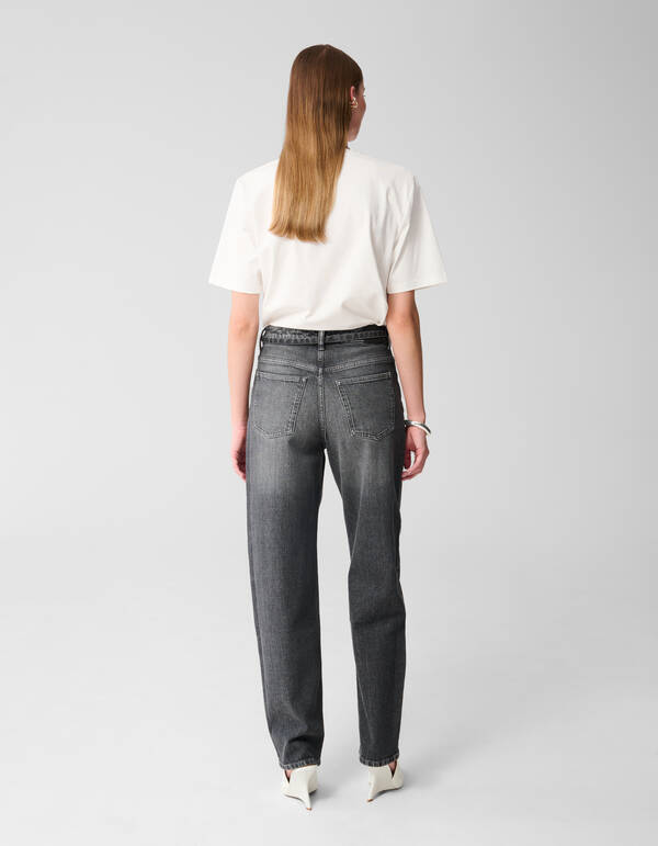 Balloon Fit Jeans Grau SHOEBY WOMEN