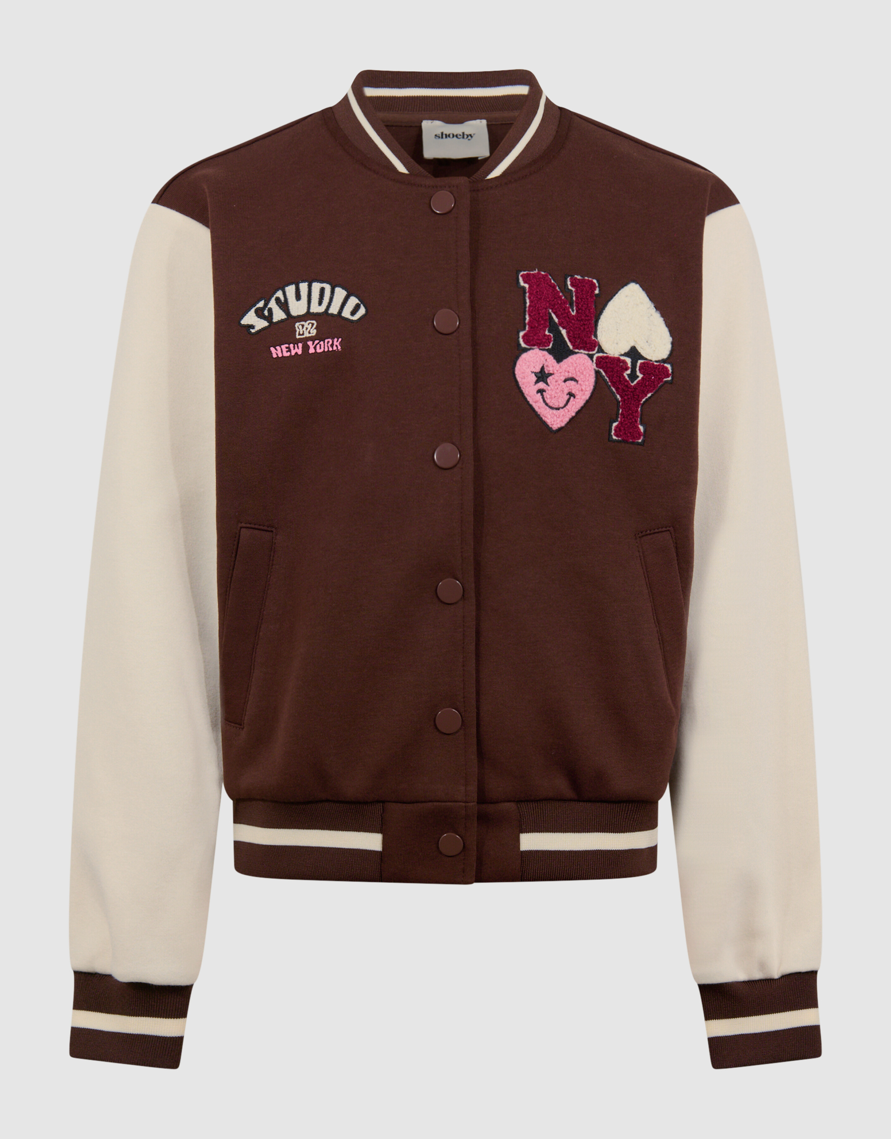 Braune Collegejacke SHOEBY GIRLS