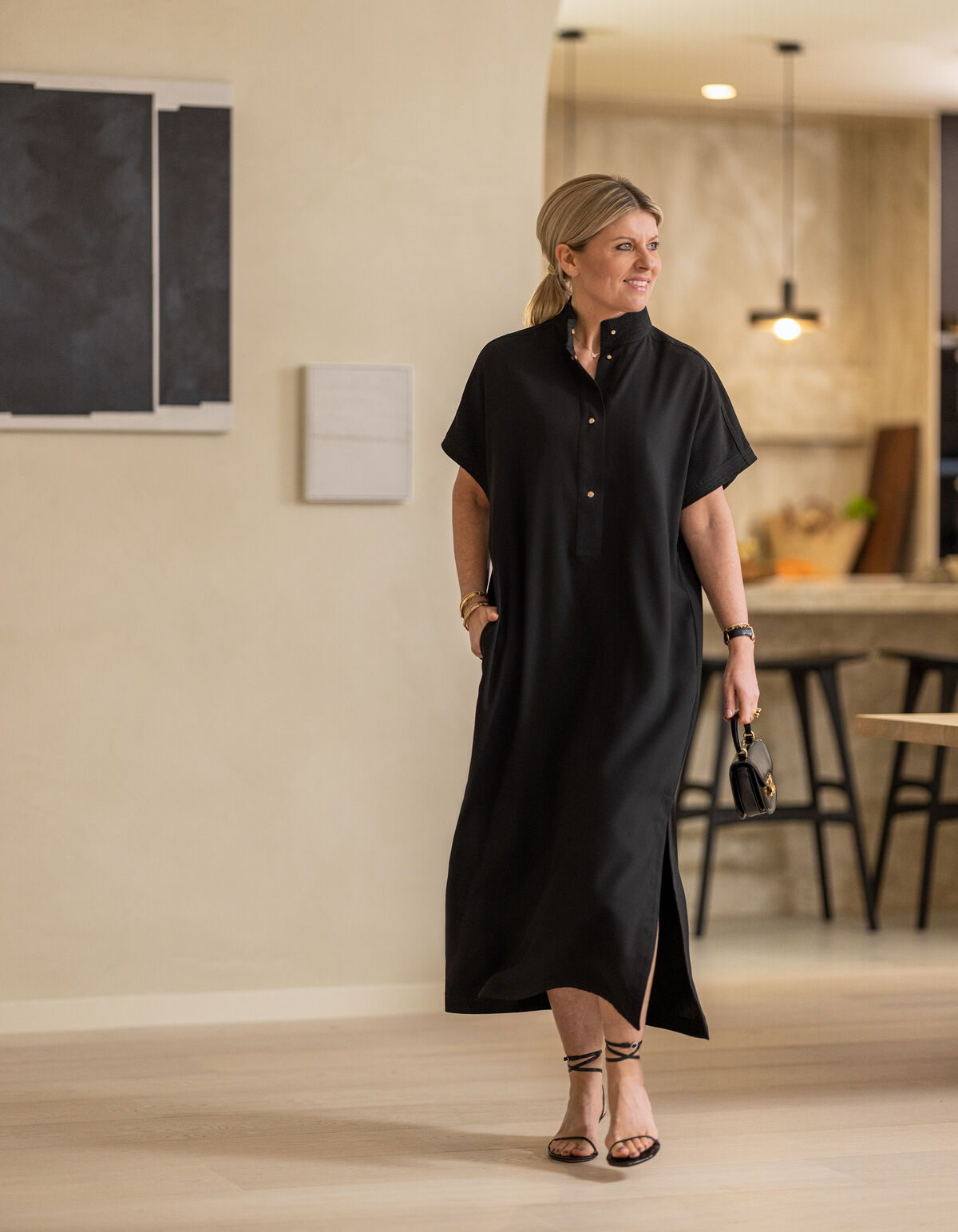 Kaftankleid Schwarz von Lonneke SHOEBY WOMEN