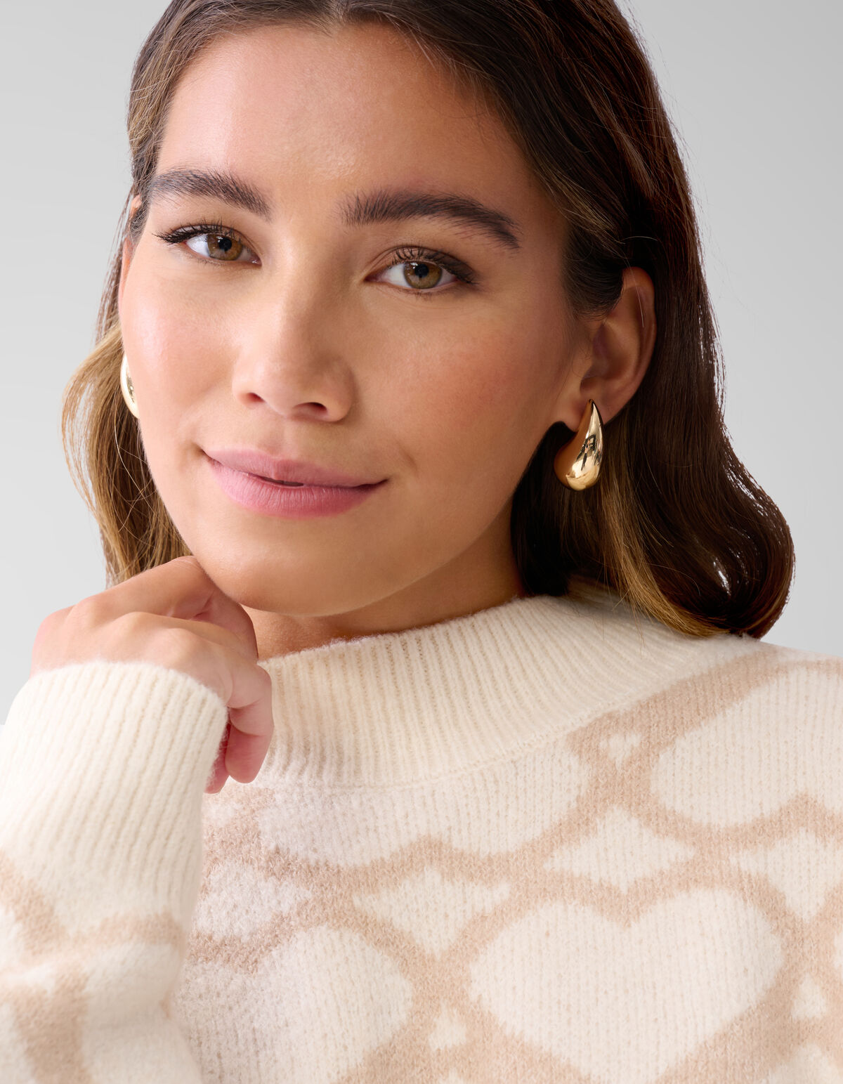 Pullover mit Herzmotiv Off White von Furmey SHOEBY WOMEN