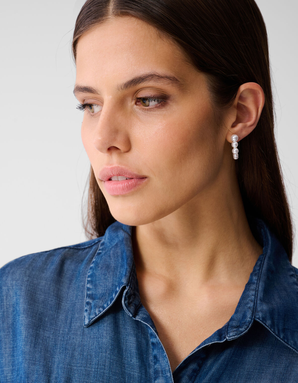 Denim Paillettenbluse Blau von Mieke SHOEBY WOMEN