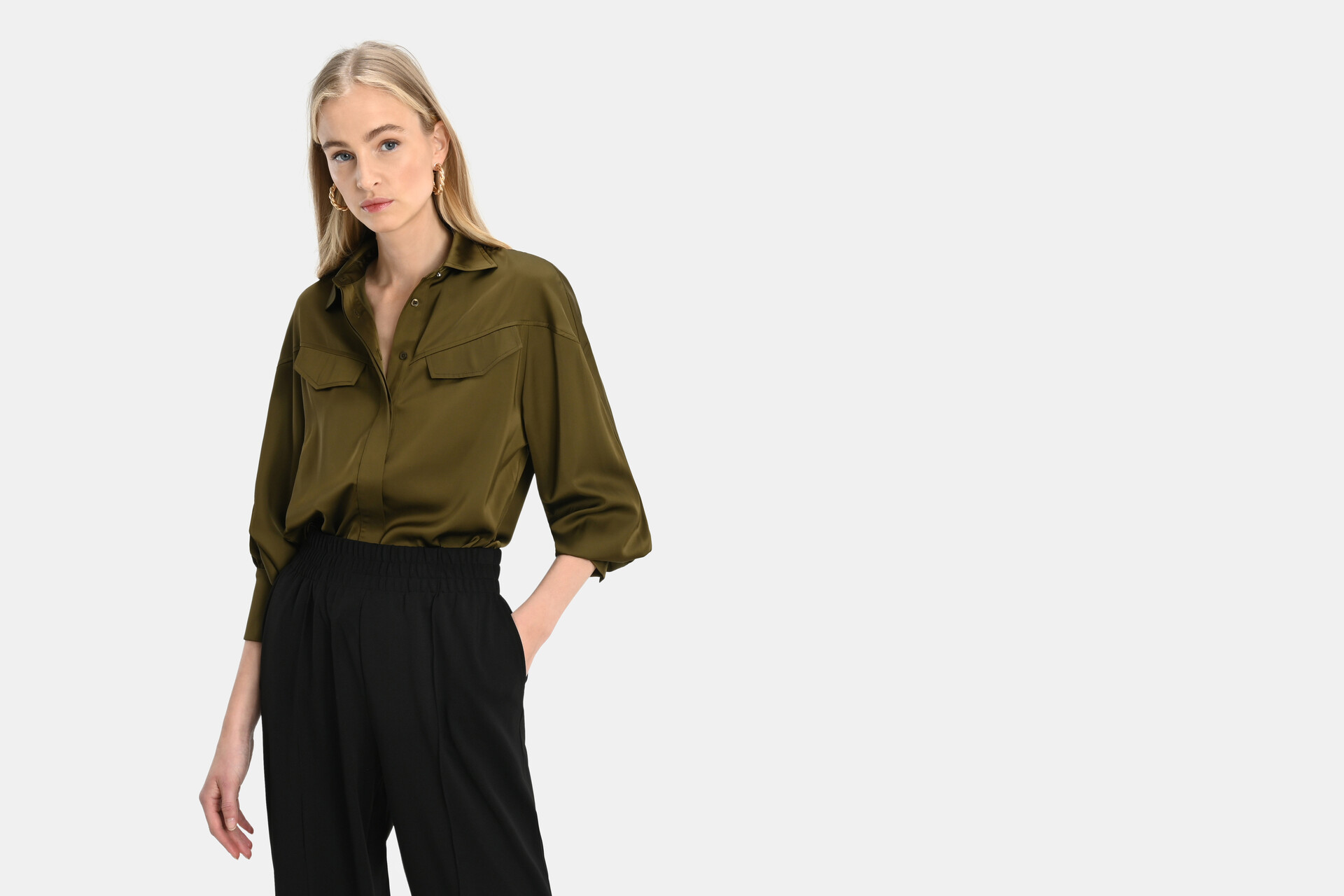 Bluse Satin Cargo SHOEBY WOMEN