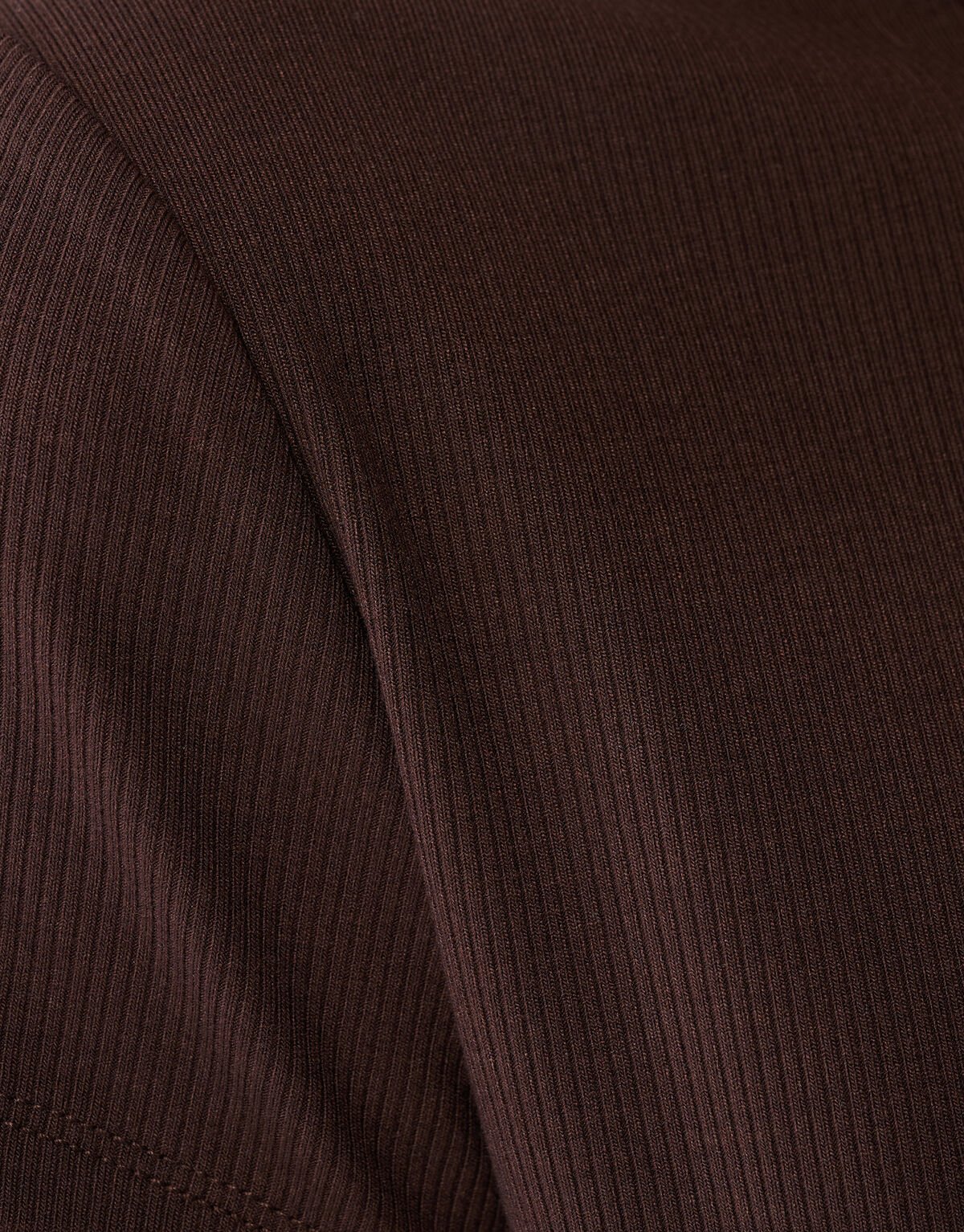 Geripptes T-Shirt Braun SHOEBY WOMEN