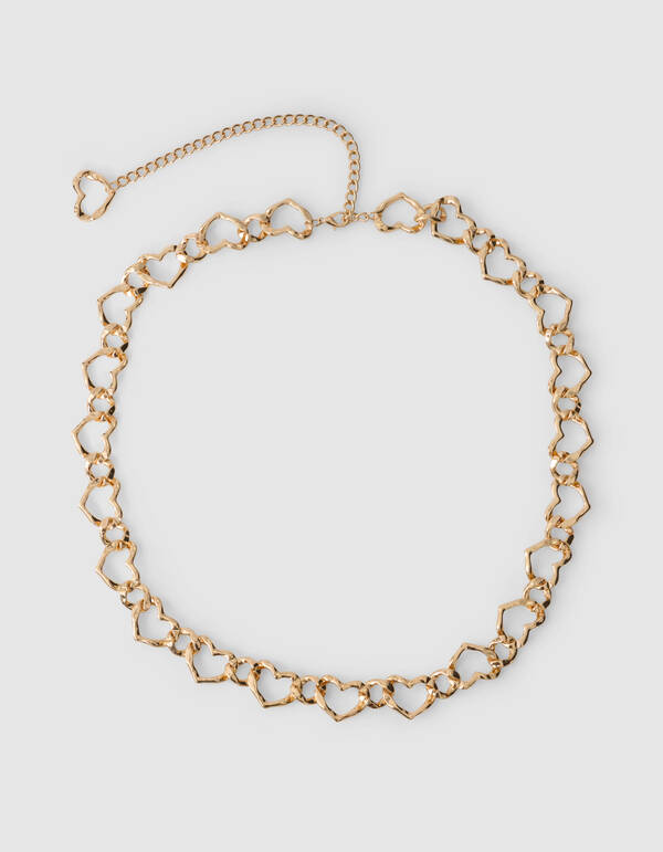 Herzkette G&uuml;rtel Gold ACCESSOIRES SHOEBY
