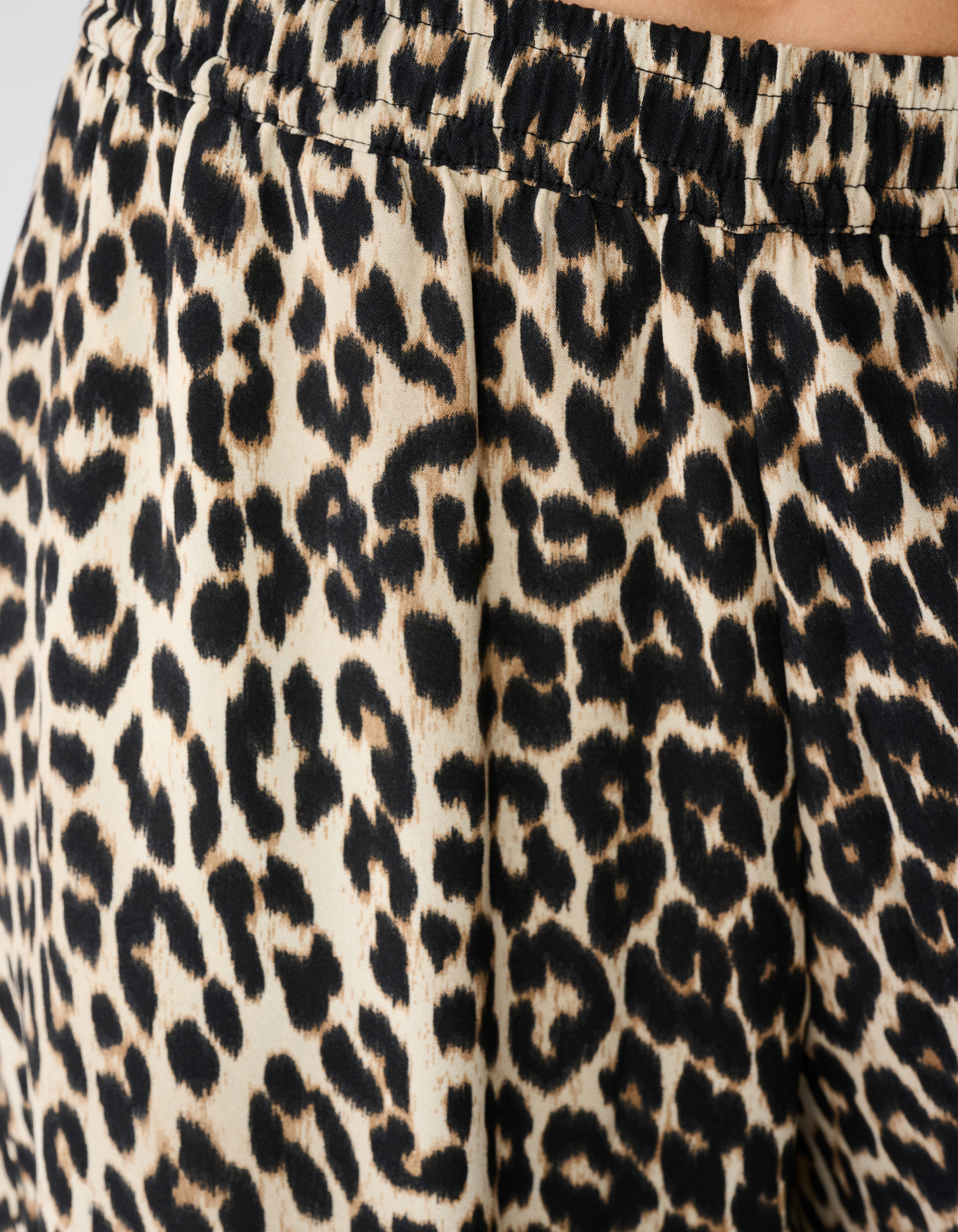 Leopard Weitbein-Hose Braun SHOEBY WOMEN