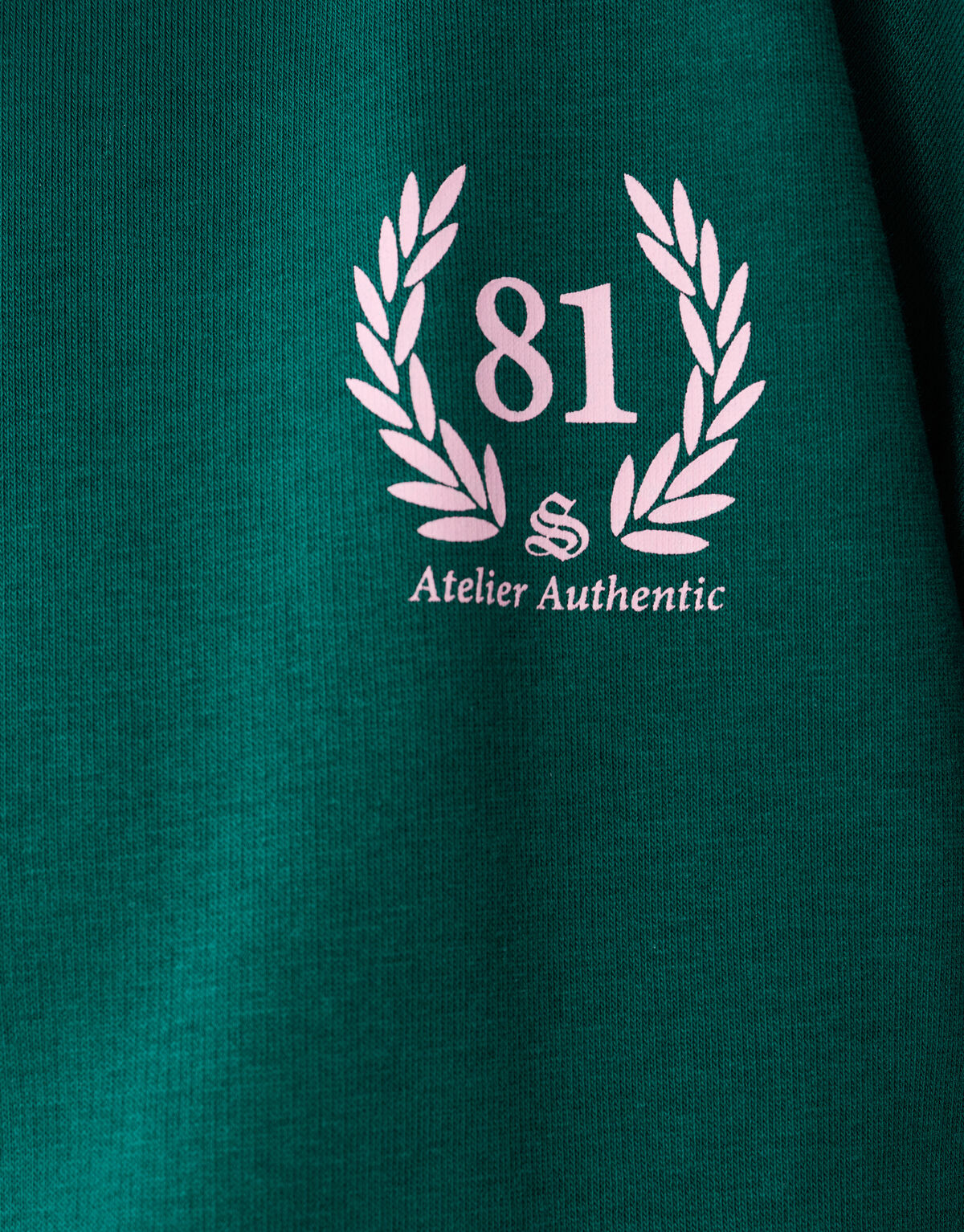 Social Club Artwork Pullover Dunkelgr&uuml;n SHOEBY WOMEN