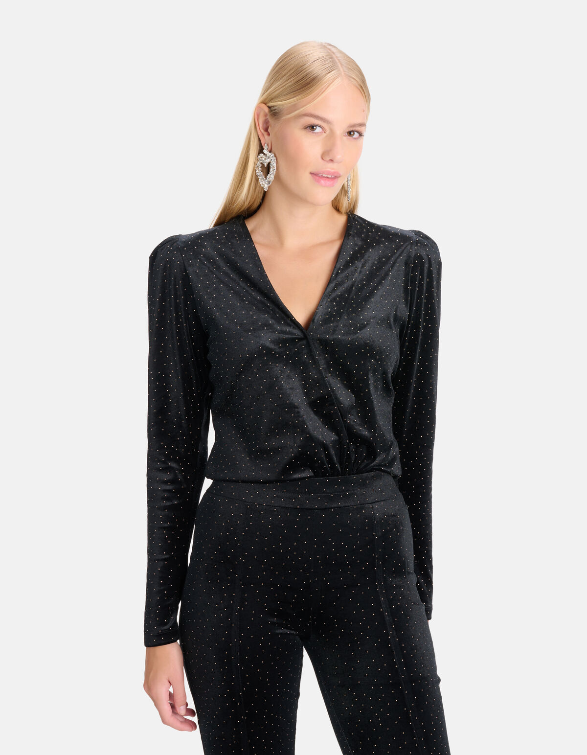 Samt Body Schwarz SHOEBY WOMEN
