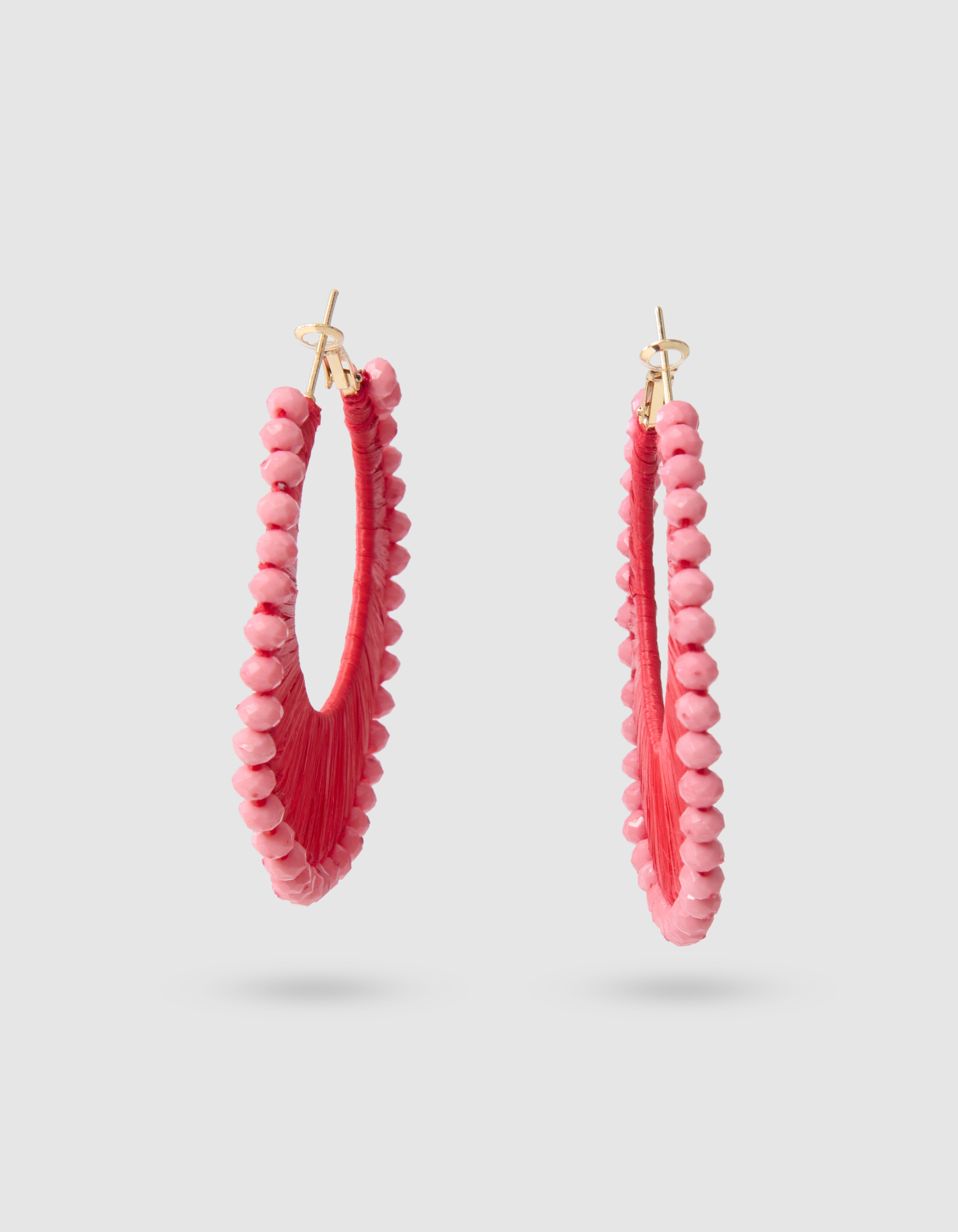 Perlenohrringe Rosa SHOEBY ACCESSOIRES